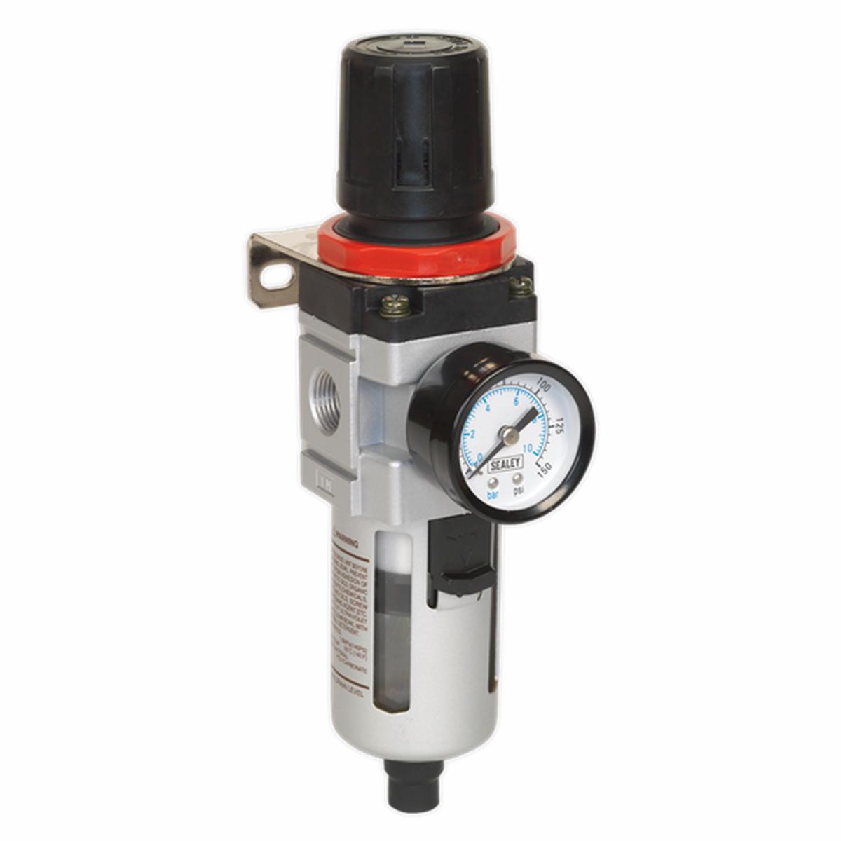 Sealey SA2001FR Air FilterRegulator with Gauge