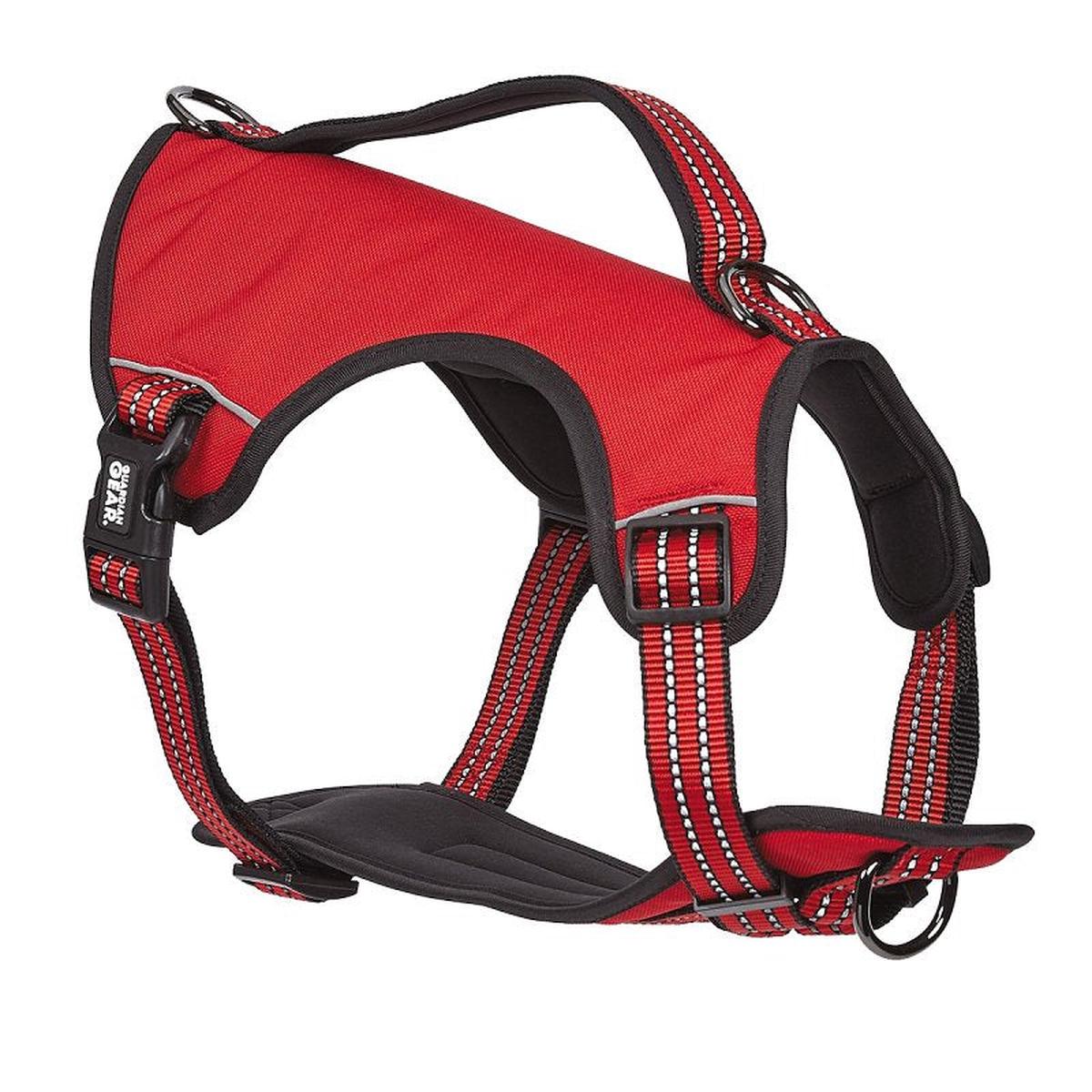 Guardian Gear ZA0031 20 83 Reflective Harness 24 to 35 in Fastening Method O-Ring Strap Nylon Harness True Red