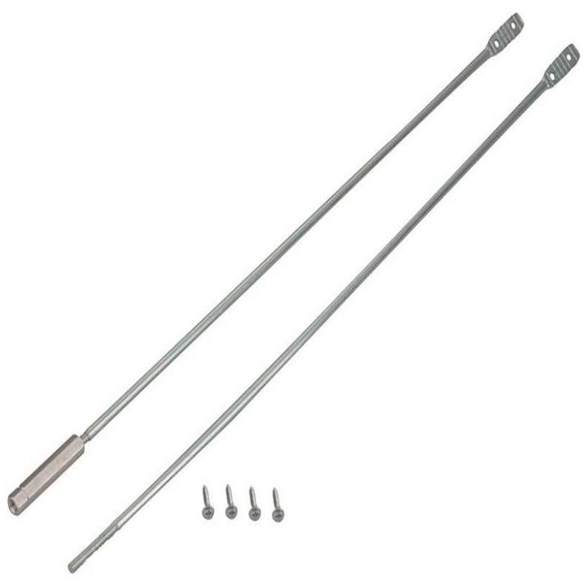 Mintcraft LR-105-BC3L StormScreen Door Brace Zinc Plated 42 L