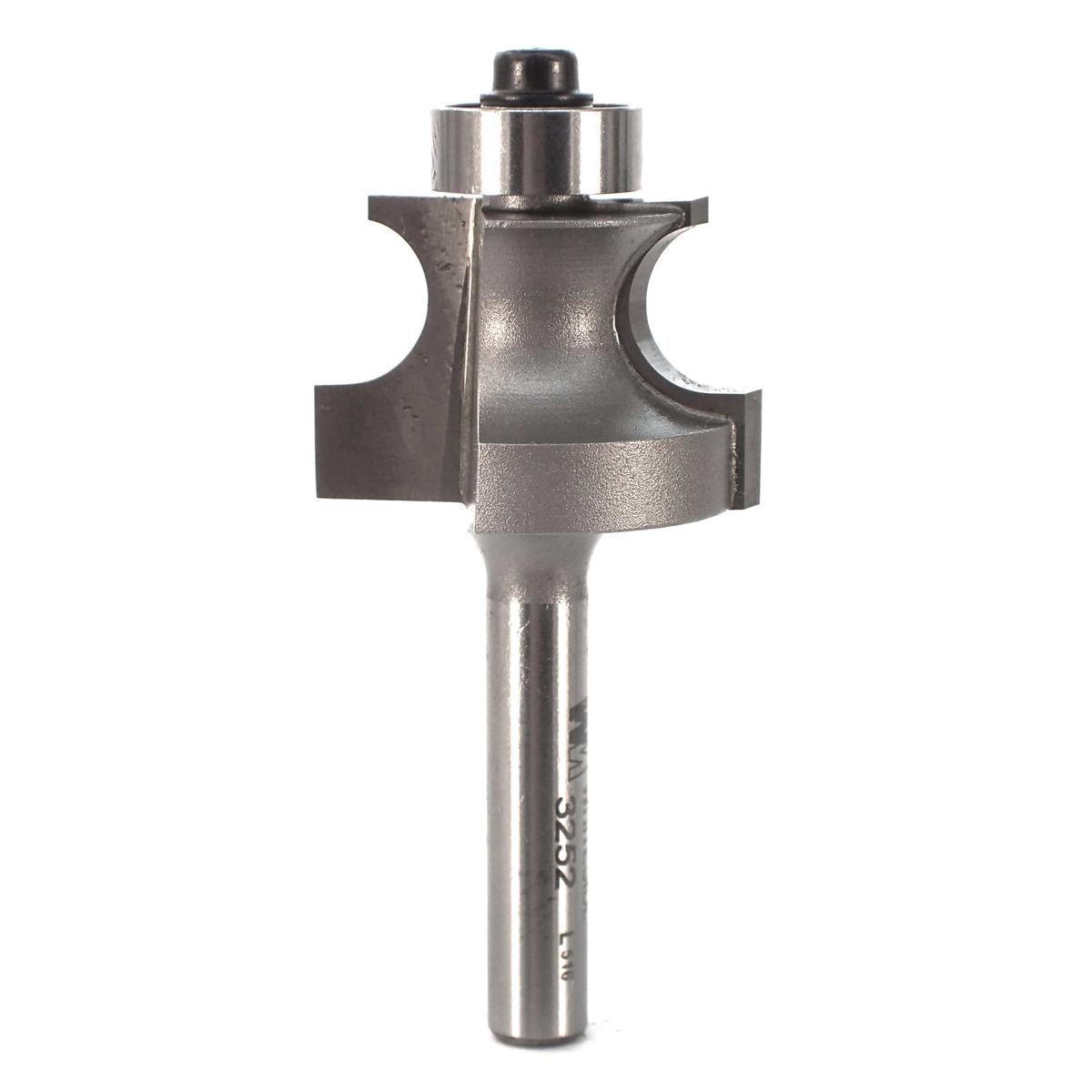 3252 Edge Beading Router Bit 14 SH 1-116 D X 38 BD X 34 CL X 2-14 OL