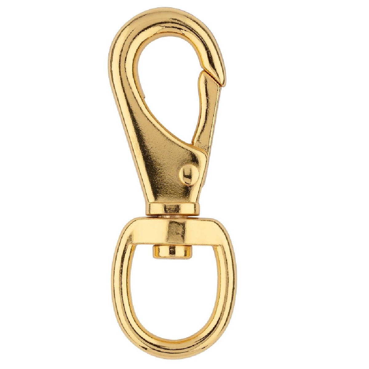National Hardware N890-009 Boat Snap With Swivel Round Eye Zinc