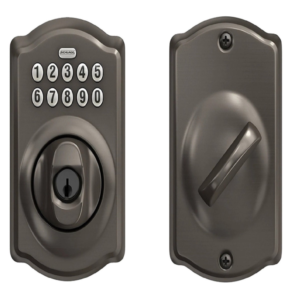 Schlage BE365VPLY622 Electronic Keypad Deadbolt Matte Black