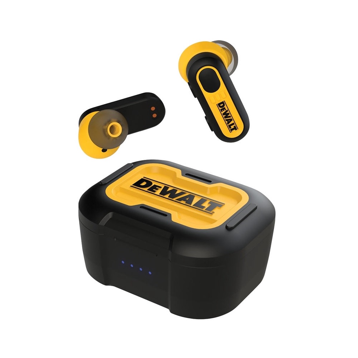 DeWalt 190 2092 DW2 Pro Jobsite True Earbuds 50 Bluetooth BlackYellow
