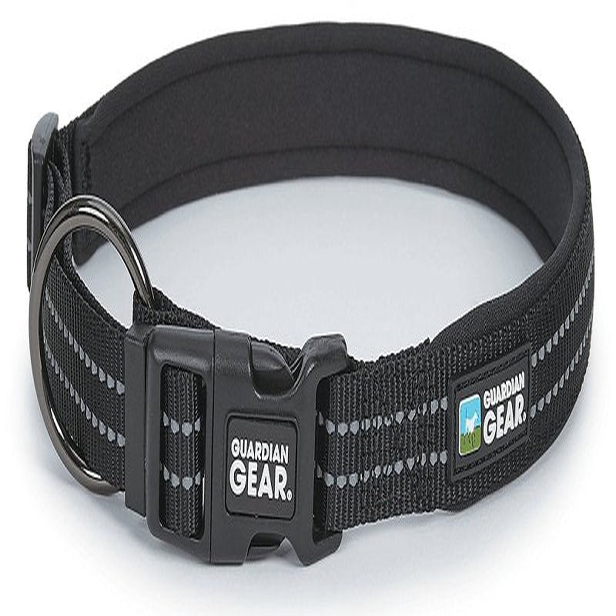 Guardian Gear ZA0006 24 30 Dog Collar O-Ring Link 24 to 30 in L Collar Nylon Jet Black