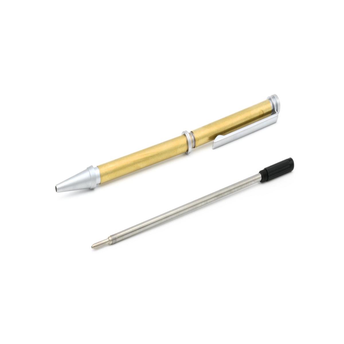 Rotur Ultima Black Stripe 7mm Pen Kit Satin Chrome (5 pack)