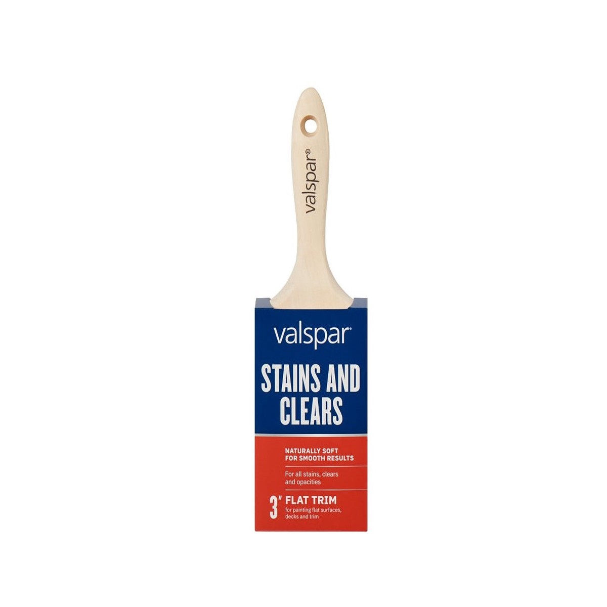 Valspar 882568500 Stains and Clears Stain Paint Brush Polyester Bristle