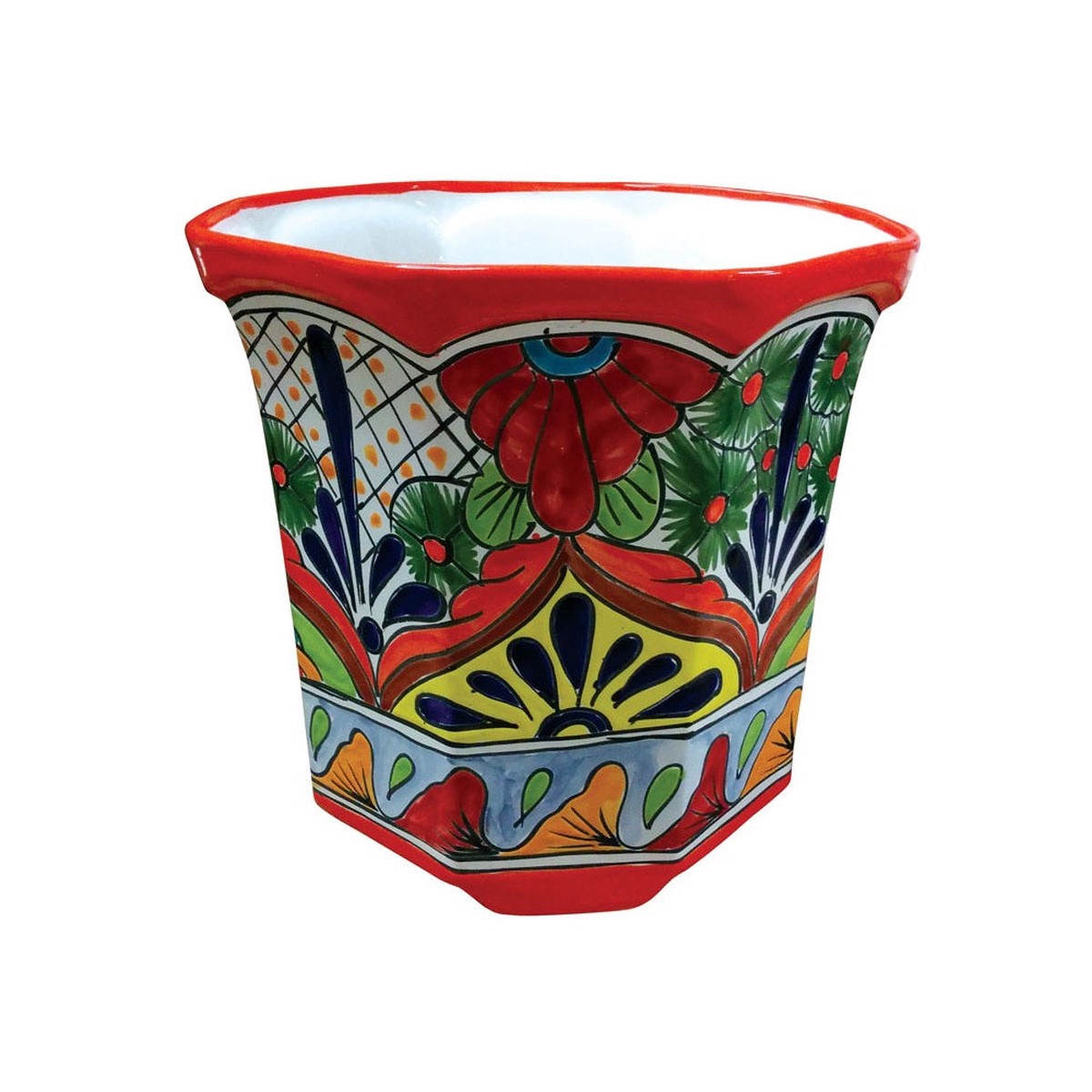 Avera Products APG022115 Ceramic Talavera Planter Assorted