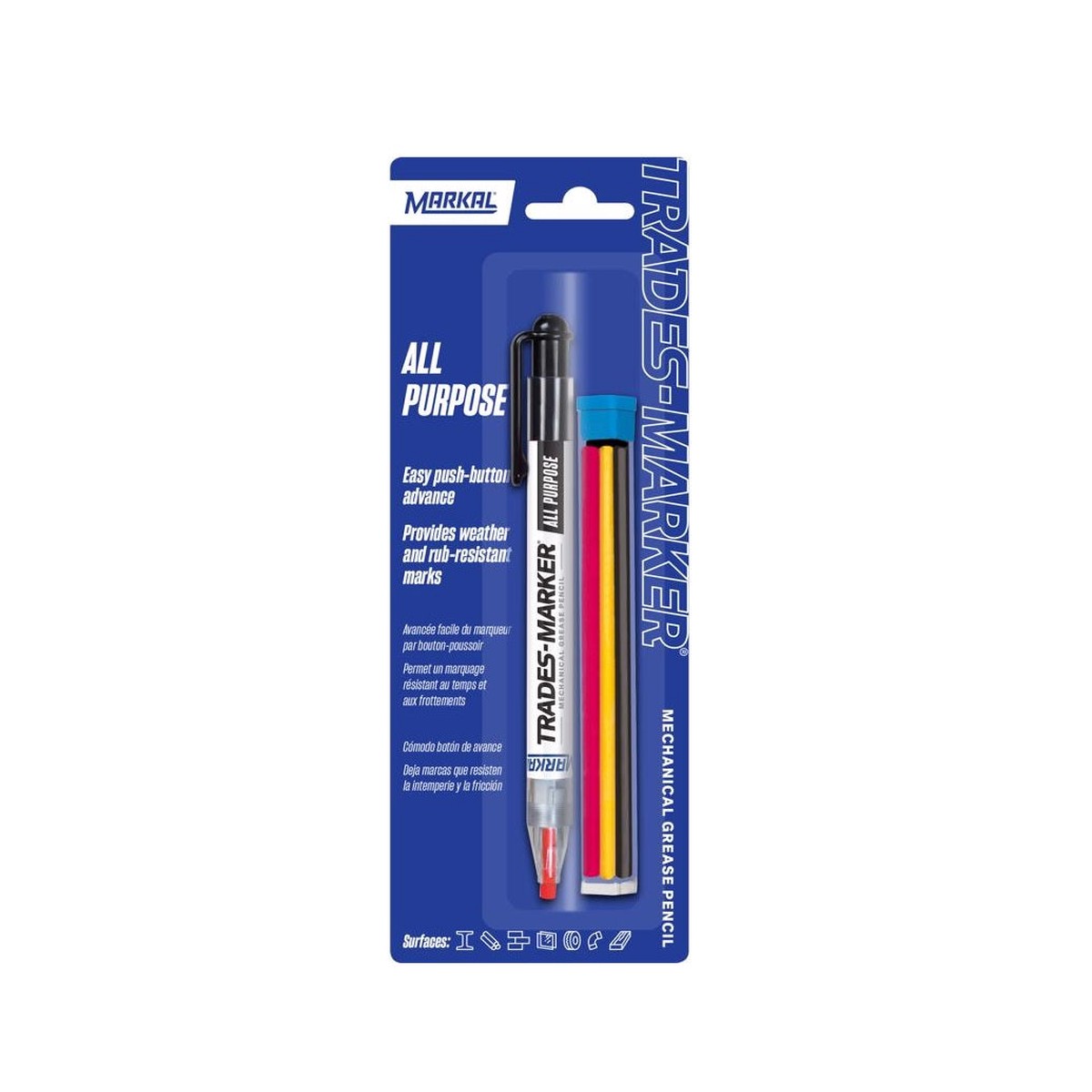Markal 96136 Trades Marker Medium Tip Markers Assorted