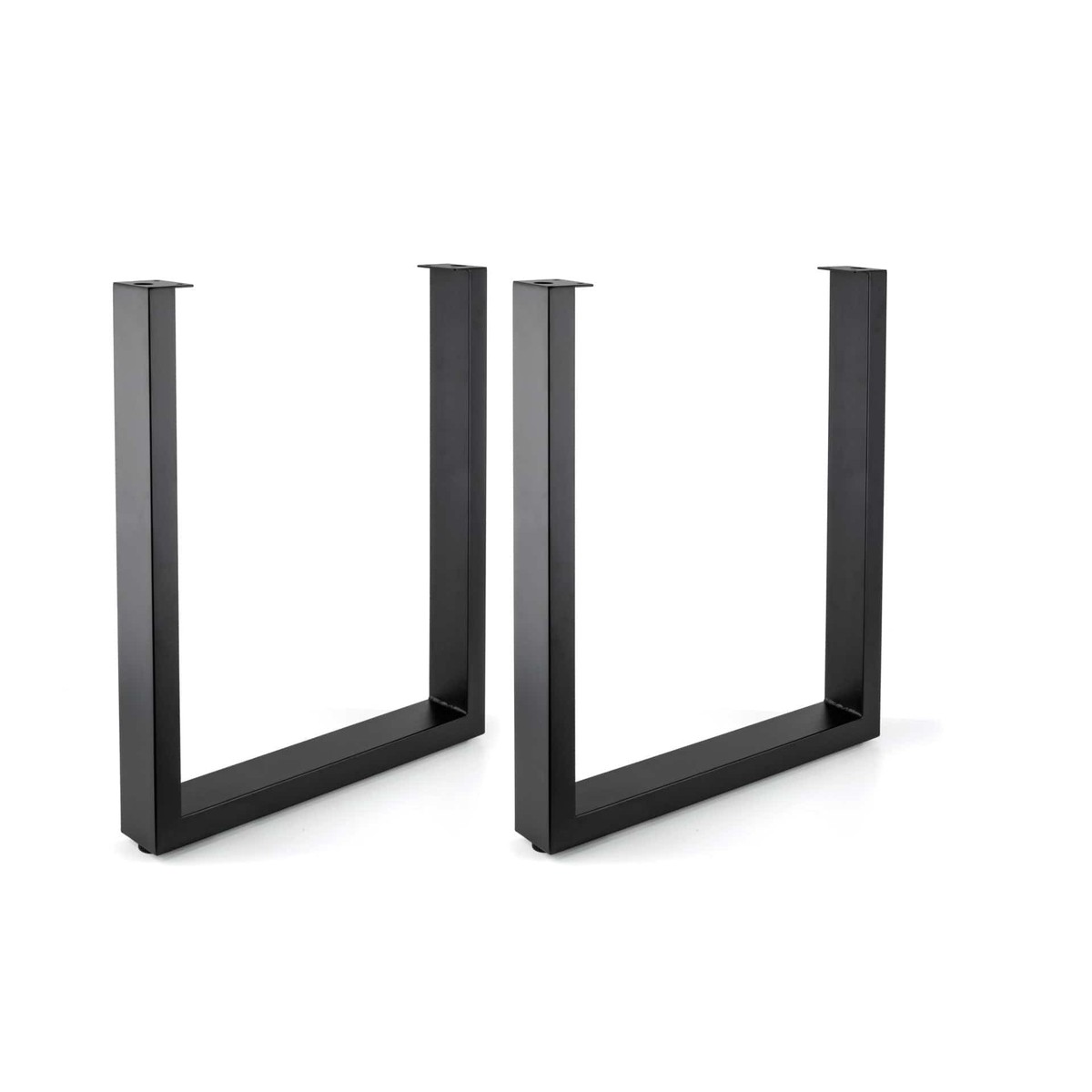 28 (710 mm) Adjustable Legs for Structural Table Matte Blac 1 Pair