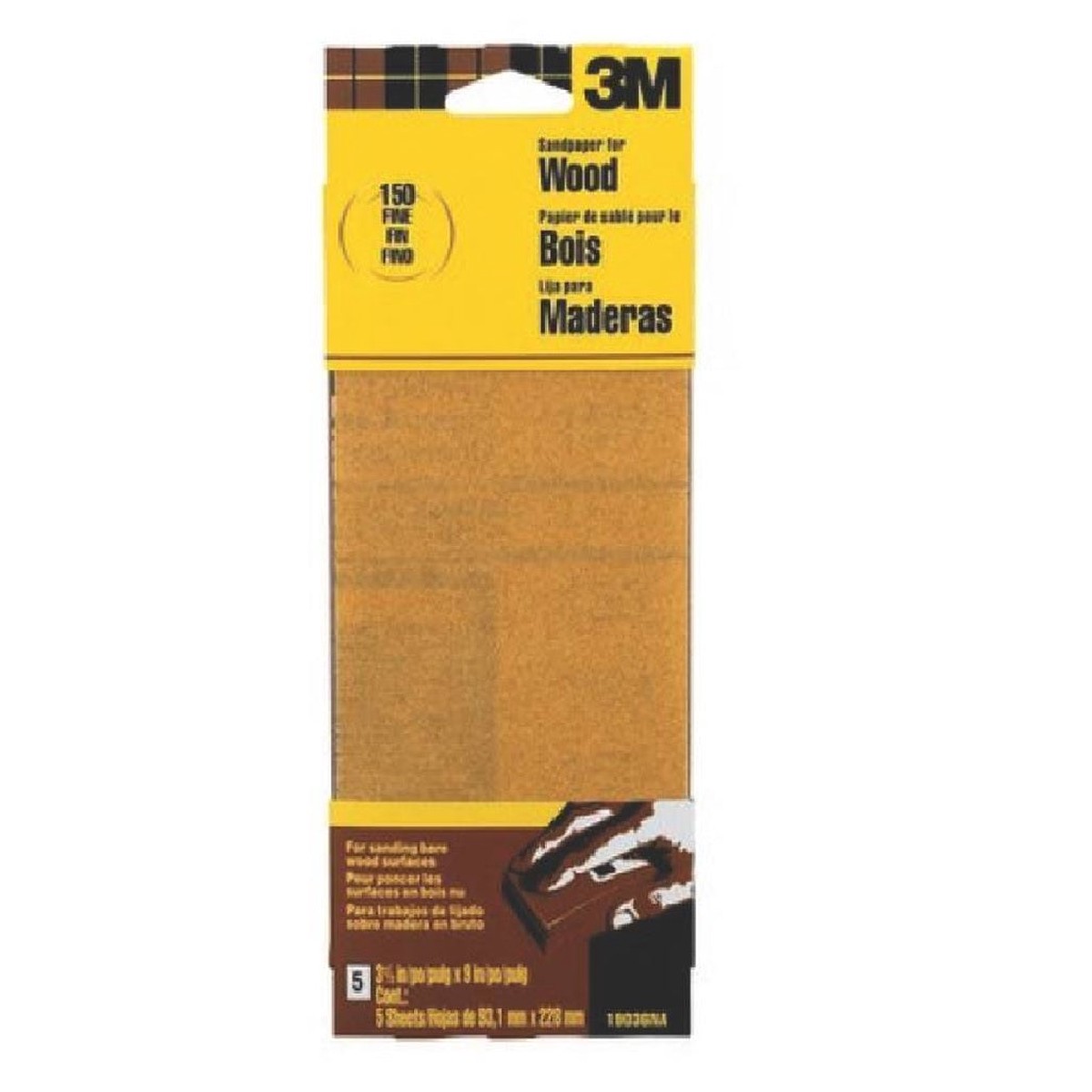 3M 19037-20-CC Sandpaper Garnet 100 Grit