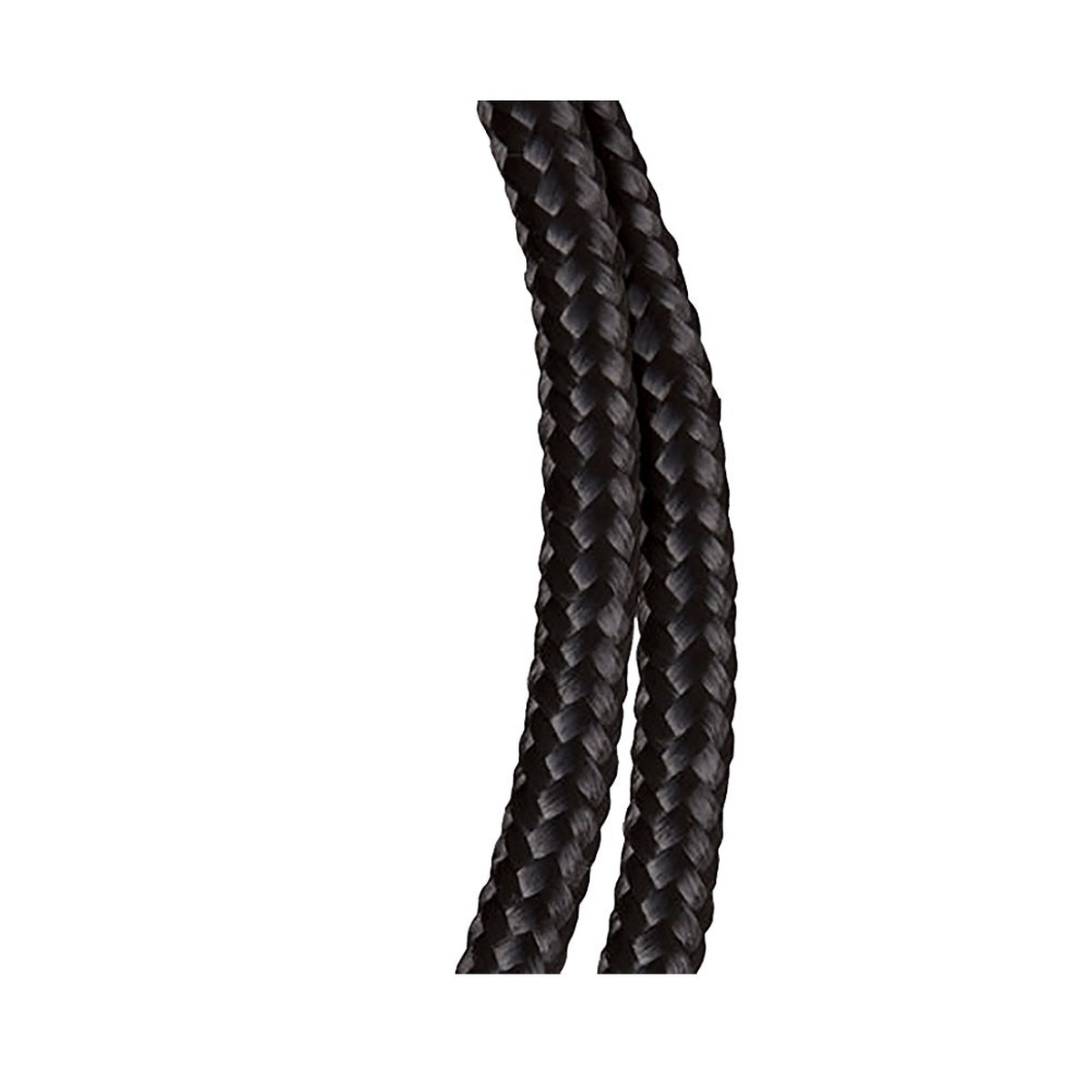 Baron 54020 Solid Braided Poly Rope Black 58 Inch x 140 Feet