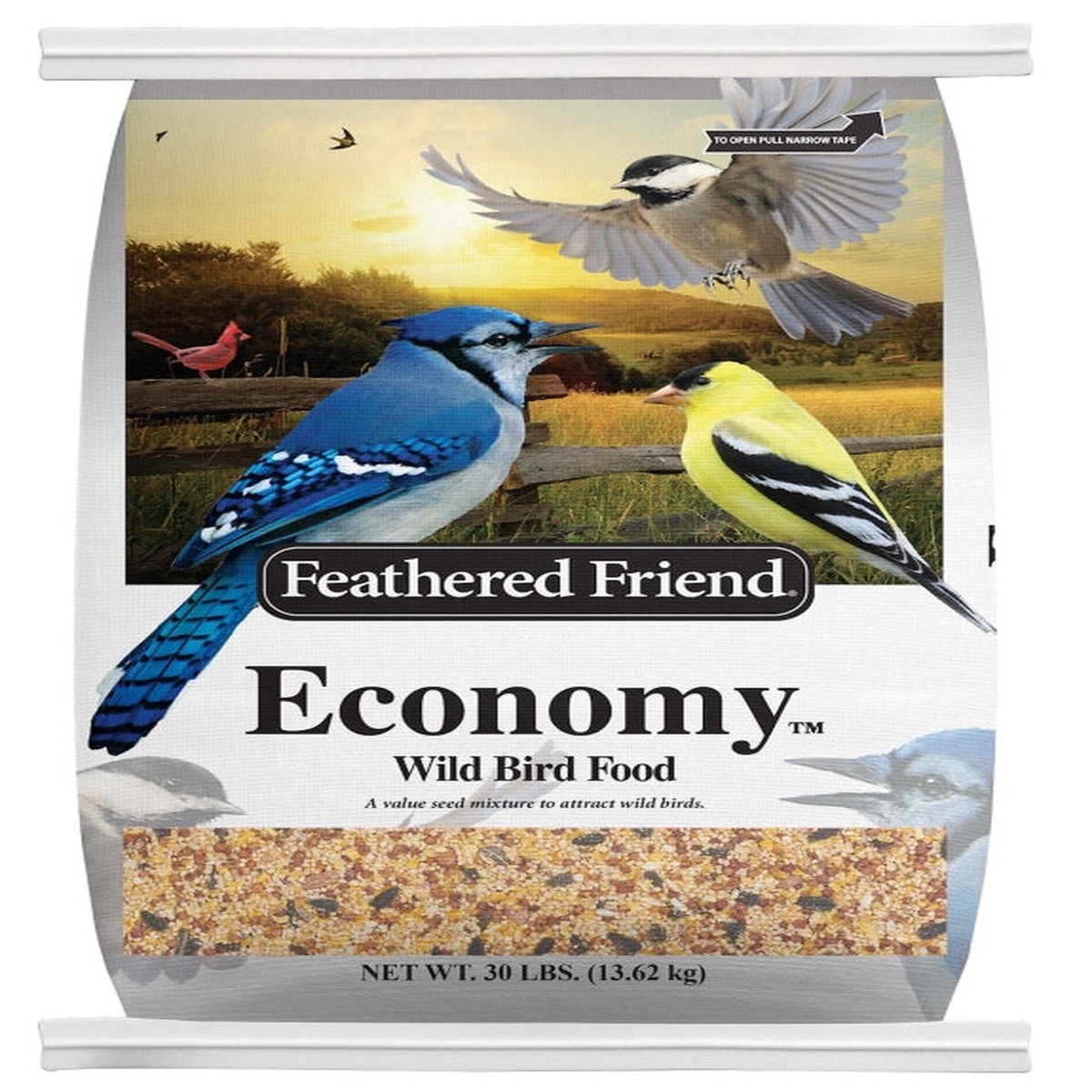 Feathered Friend 14465 Economy Wild Bird Food 30 Lb
