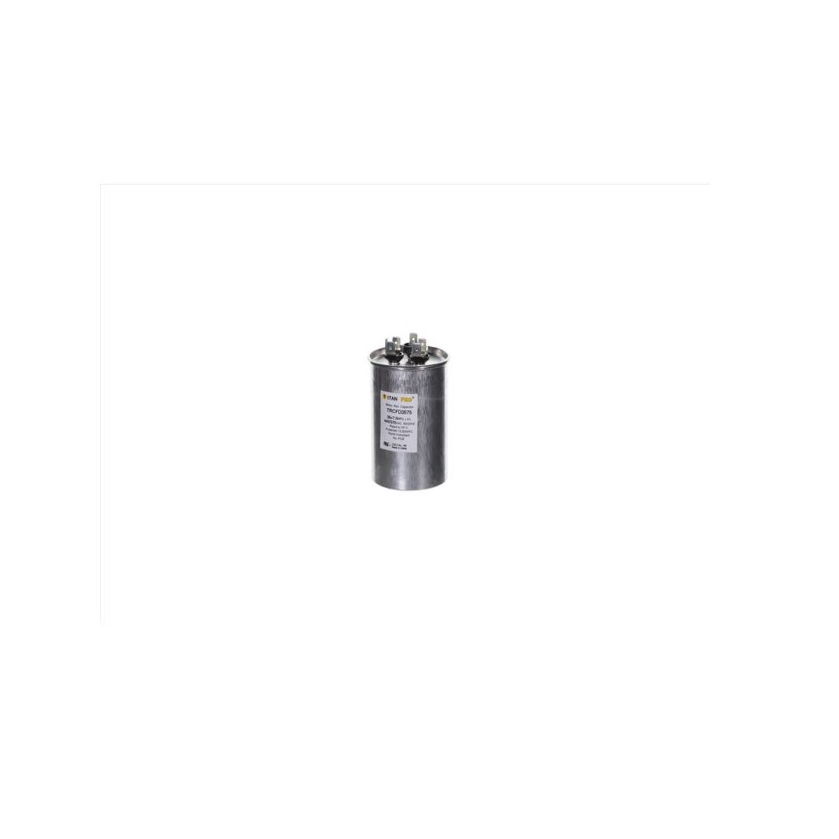 Titan Pro TRCFD3575 3575 MFD Round Run Capacitor Aluminum