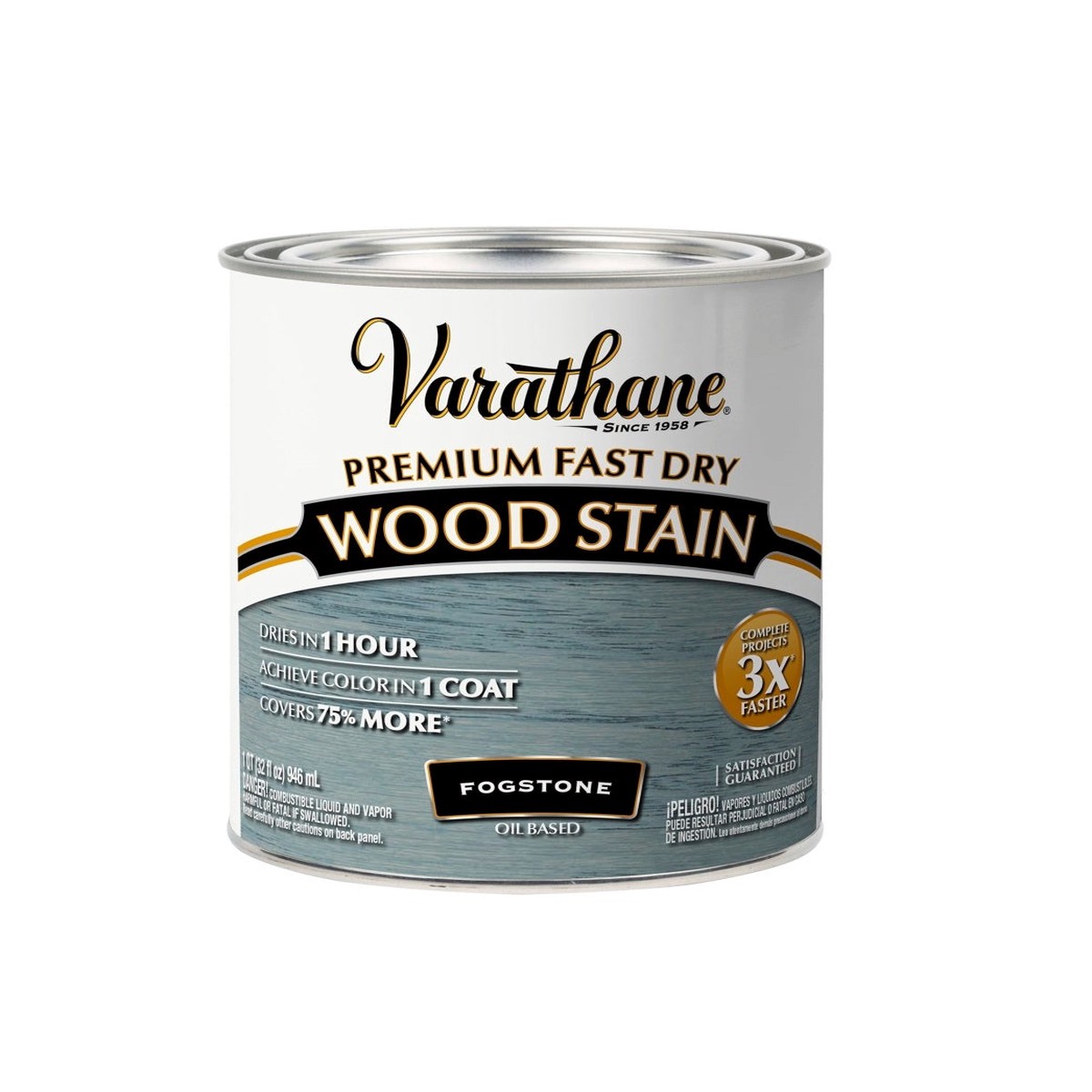 Varathane 370720 Premium Fast Dry Wood Stain Fogstone 1 Quart