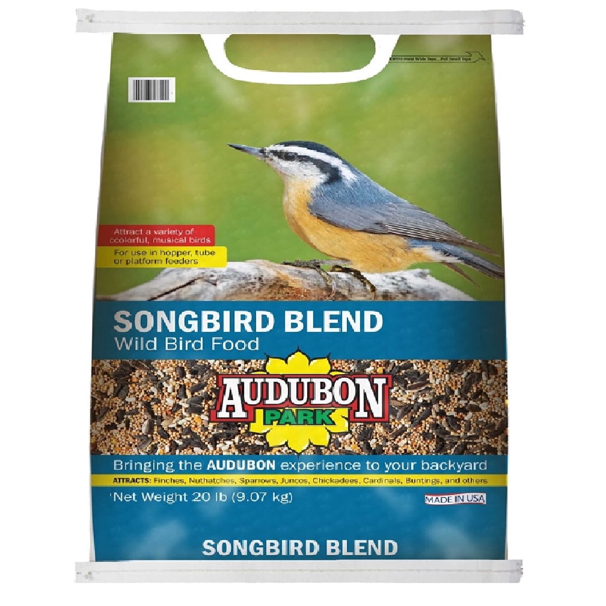 Audubon Park 12559 Songbird Blend Wild Bird Food 20 Lbs