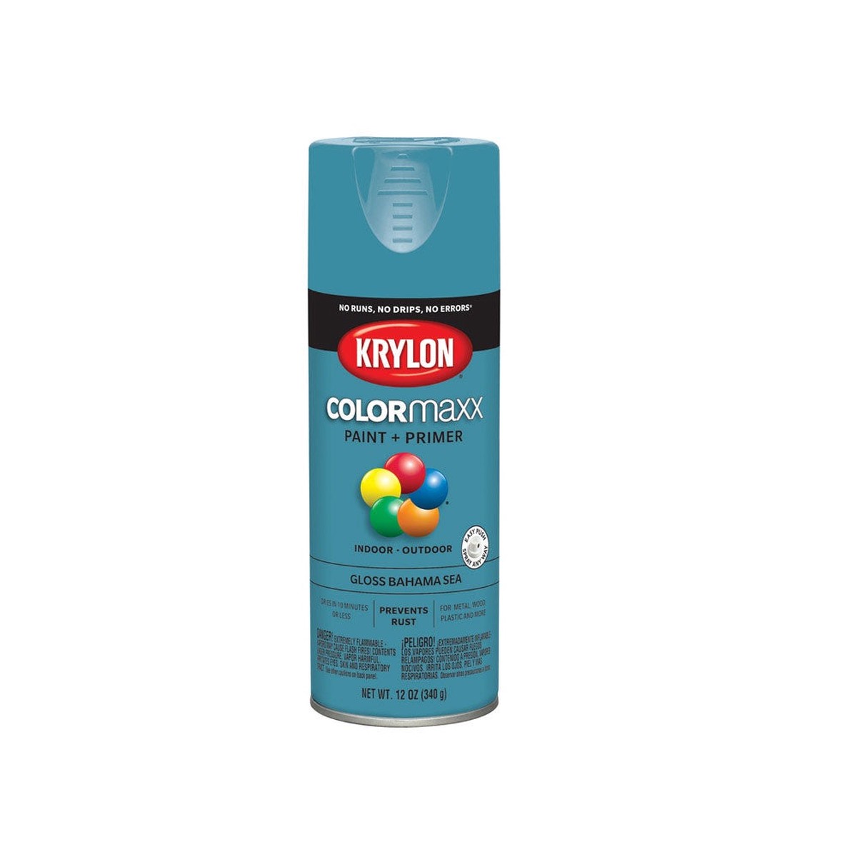 Krylon K05501007 ColorMaxx Paint Primer Spray Paint 12 Oz