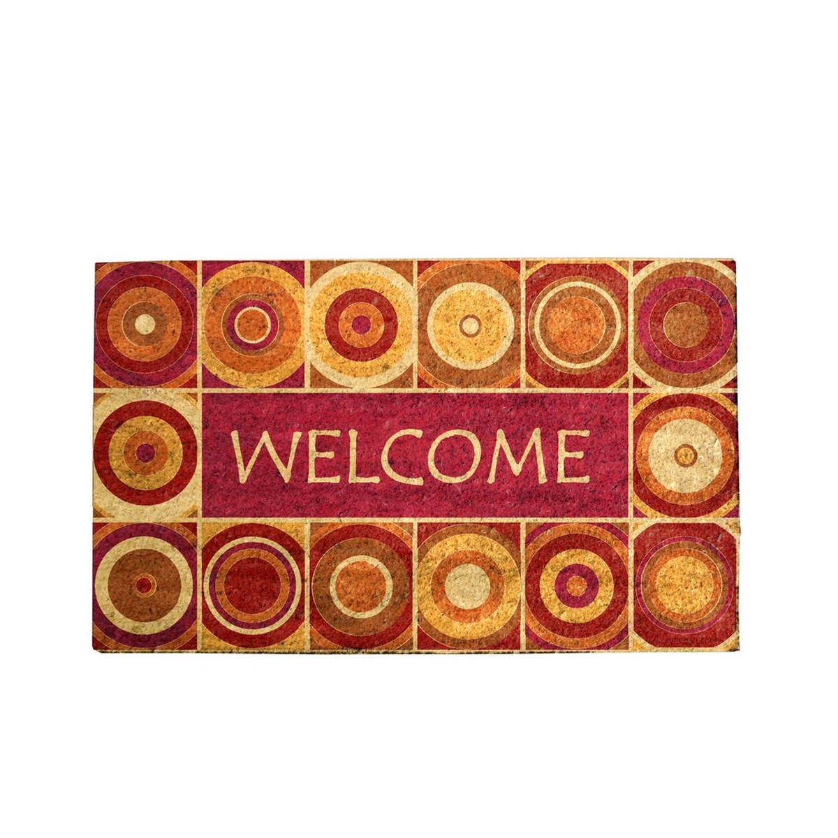 Robert Allen MAT01810 Fall Circle-Welcome Door Mat Vinyl