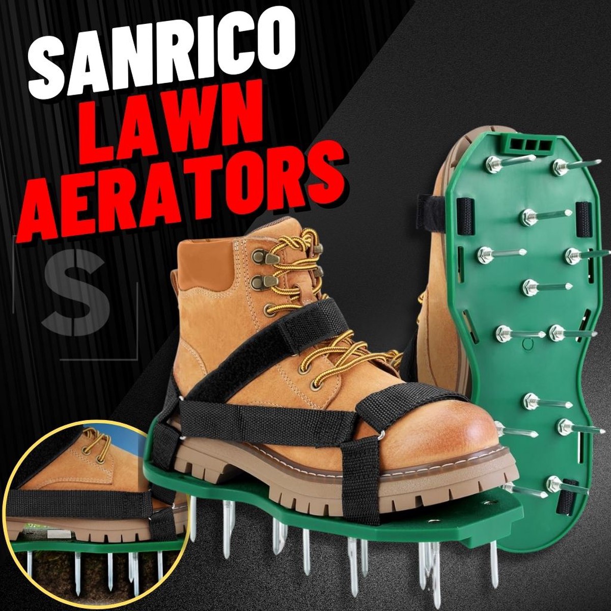 SANRICO Lawn Aerator Sandals