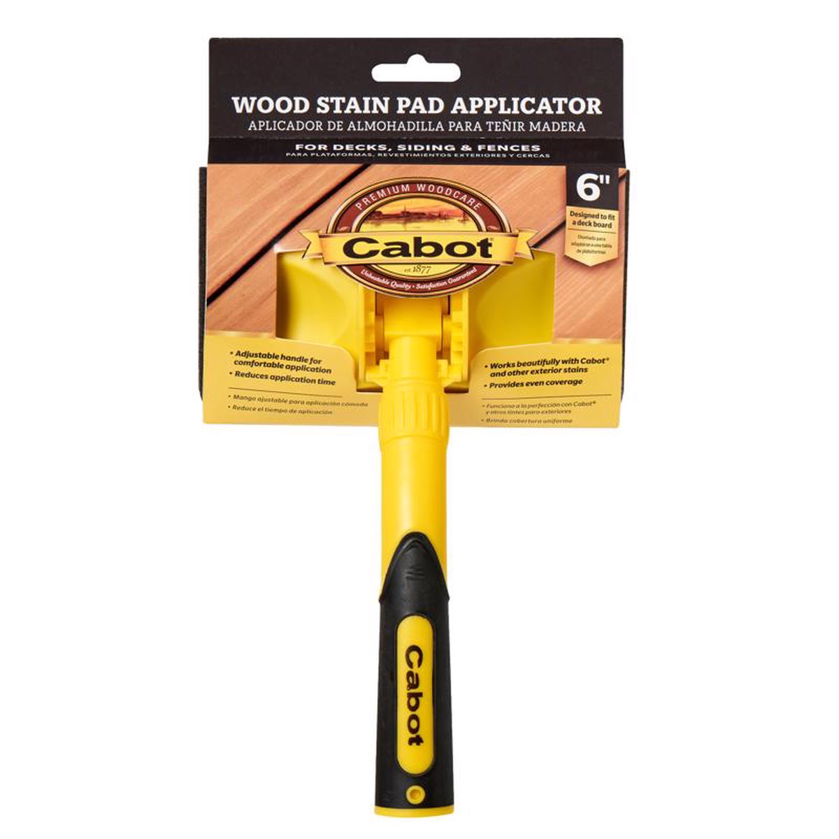 Cabot 140754610 Wood Stain Pad 6 Inch x 945 Inch