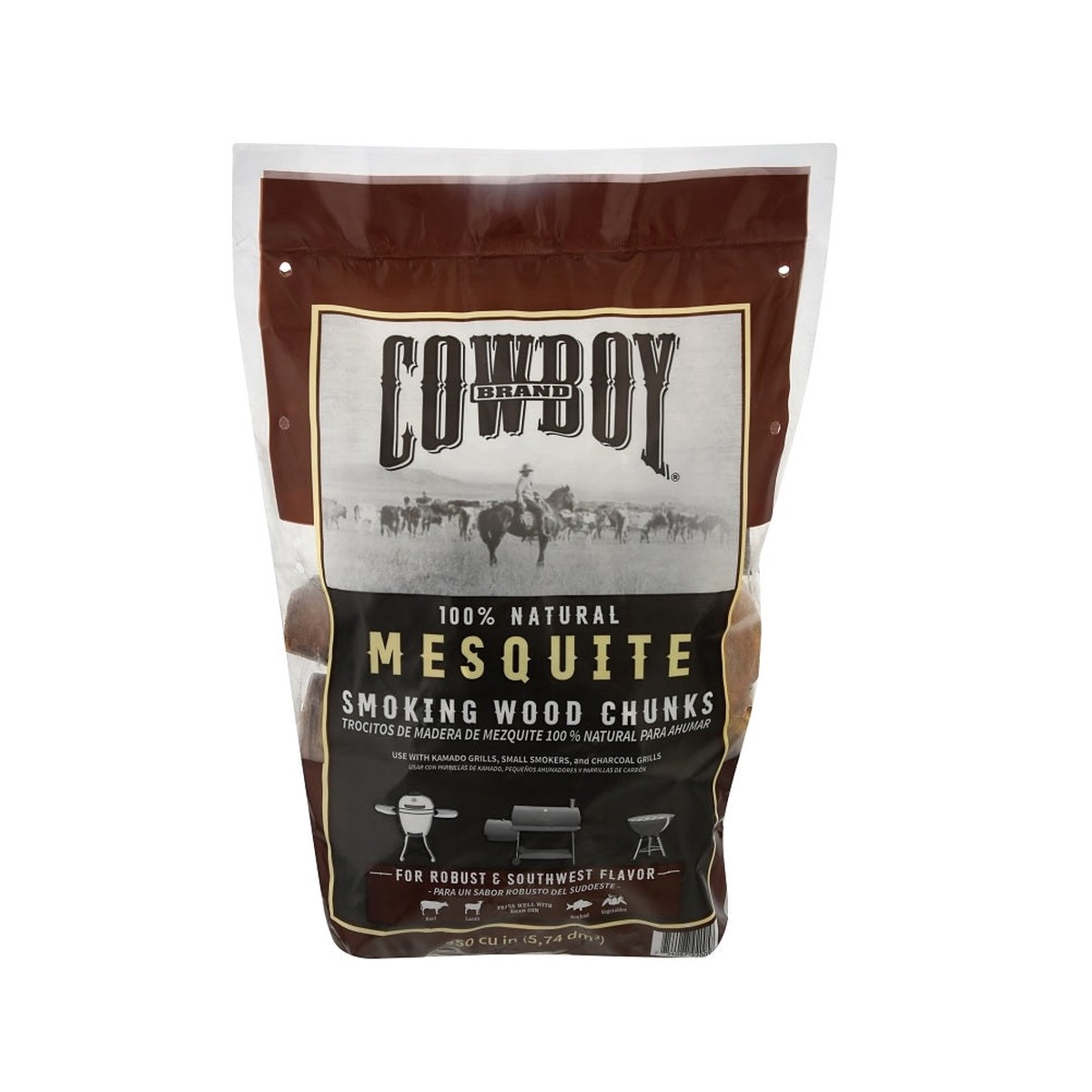 Cowboy 52230 Charcoal Smoking Chunk Mesquite