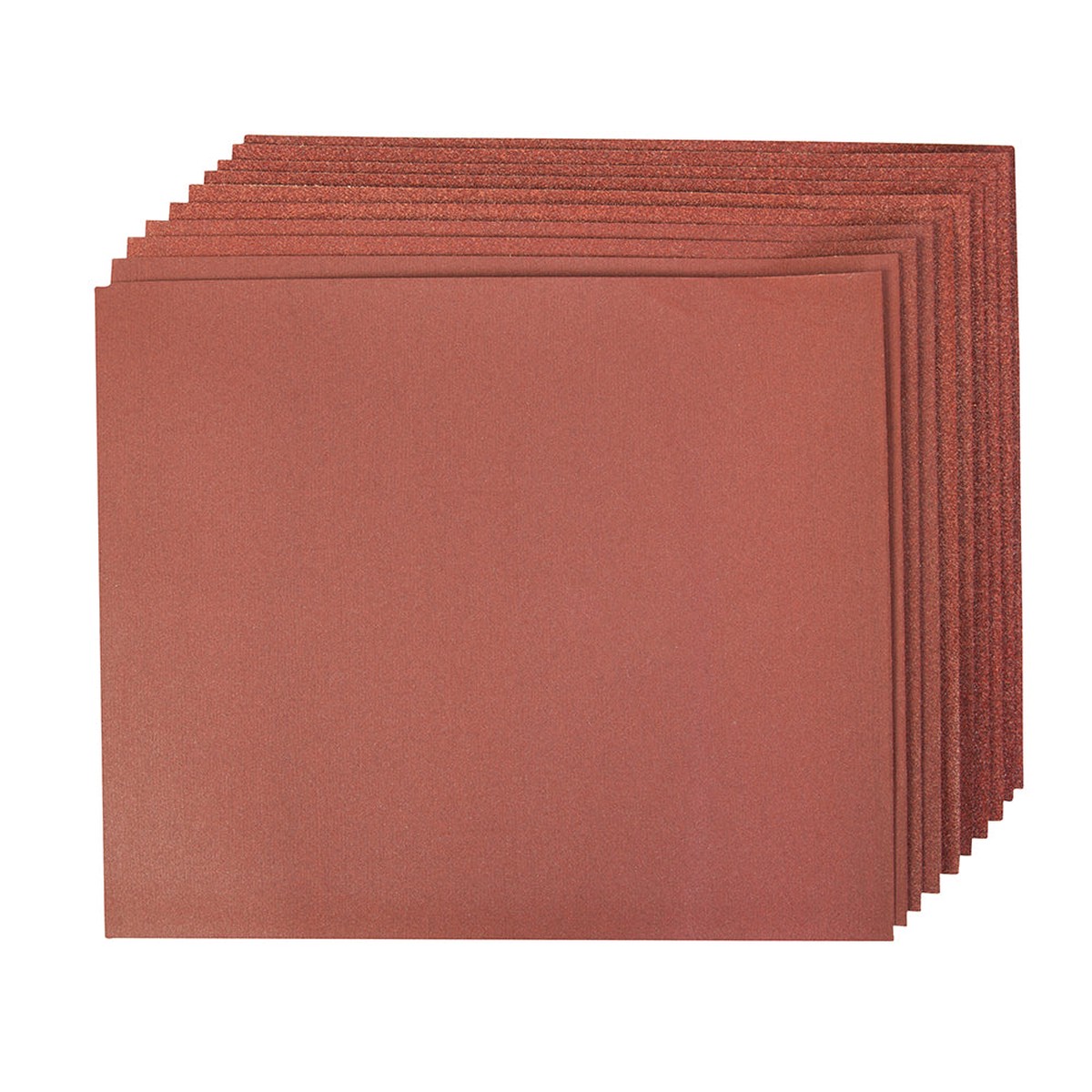 Silverline 696982 Aluminium Oxide Hand sanding Sheets 10pce 4 x 60 2 x 80 120 240G