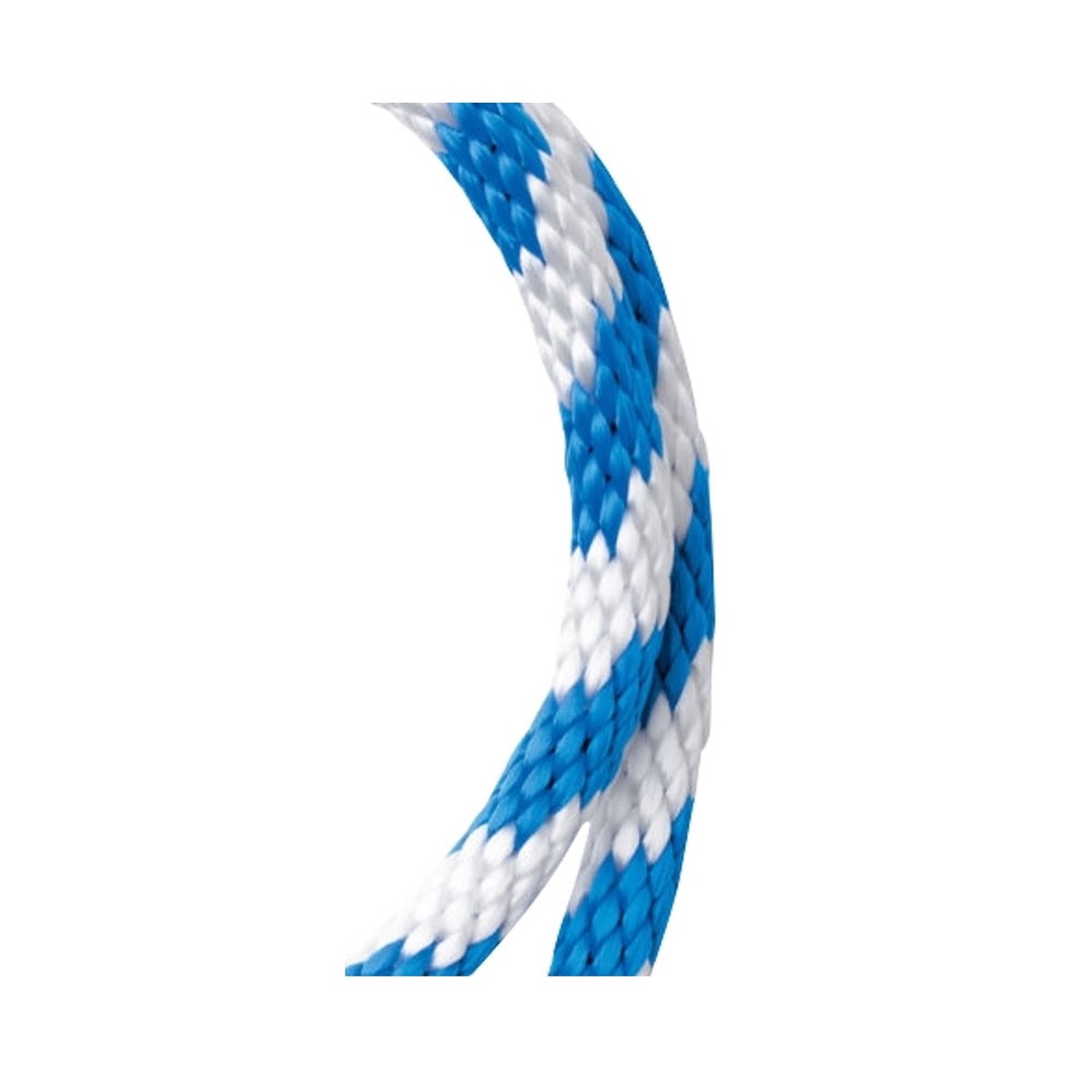 Baron 54023 Solid Braided Poly Rope 58 Inch x 140 Feet BlueWhite