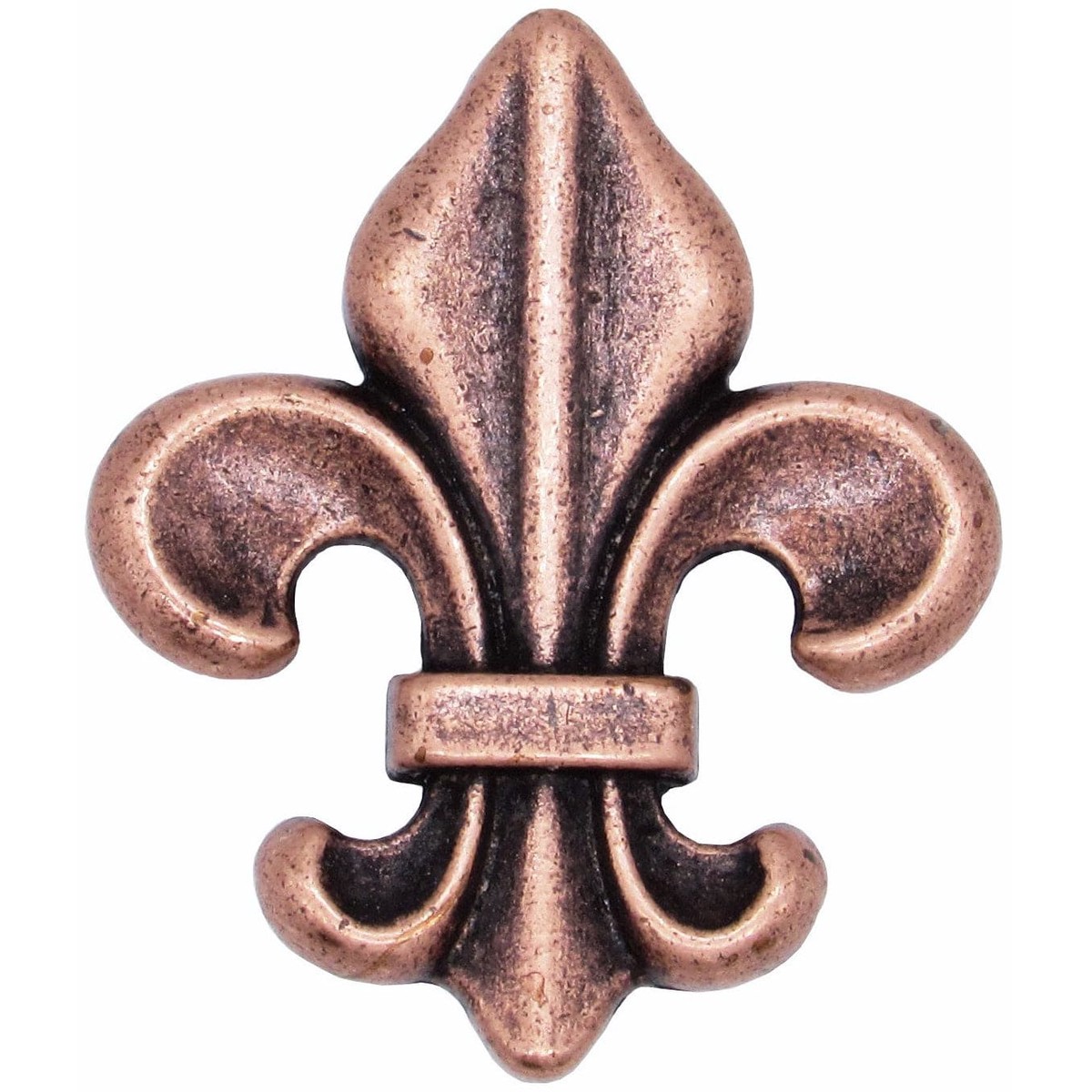 Fleur De Lis Knob Copper Oxide