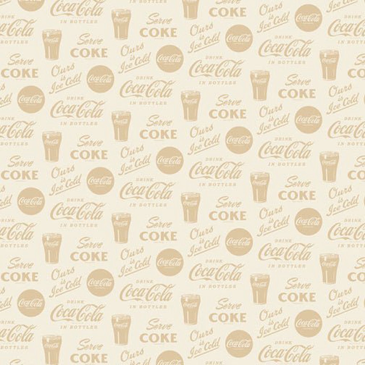 Taupe Coke Coca-Cola for Northcott (14 yard)
