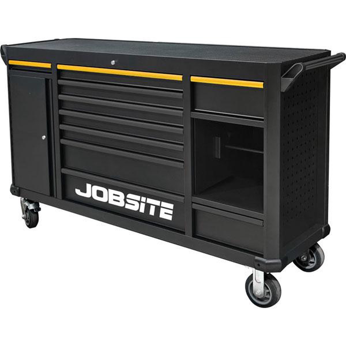 Jobsite 5676 Roller Tool Cabinet 10 drawers 66 inch - Black