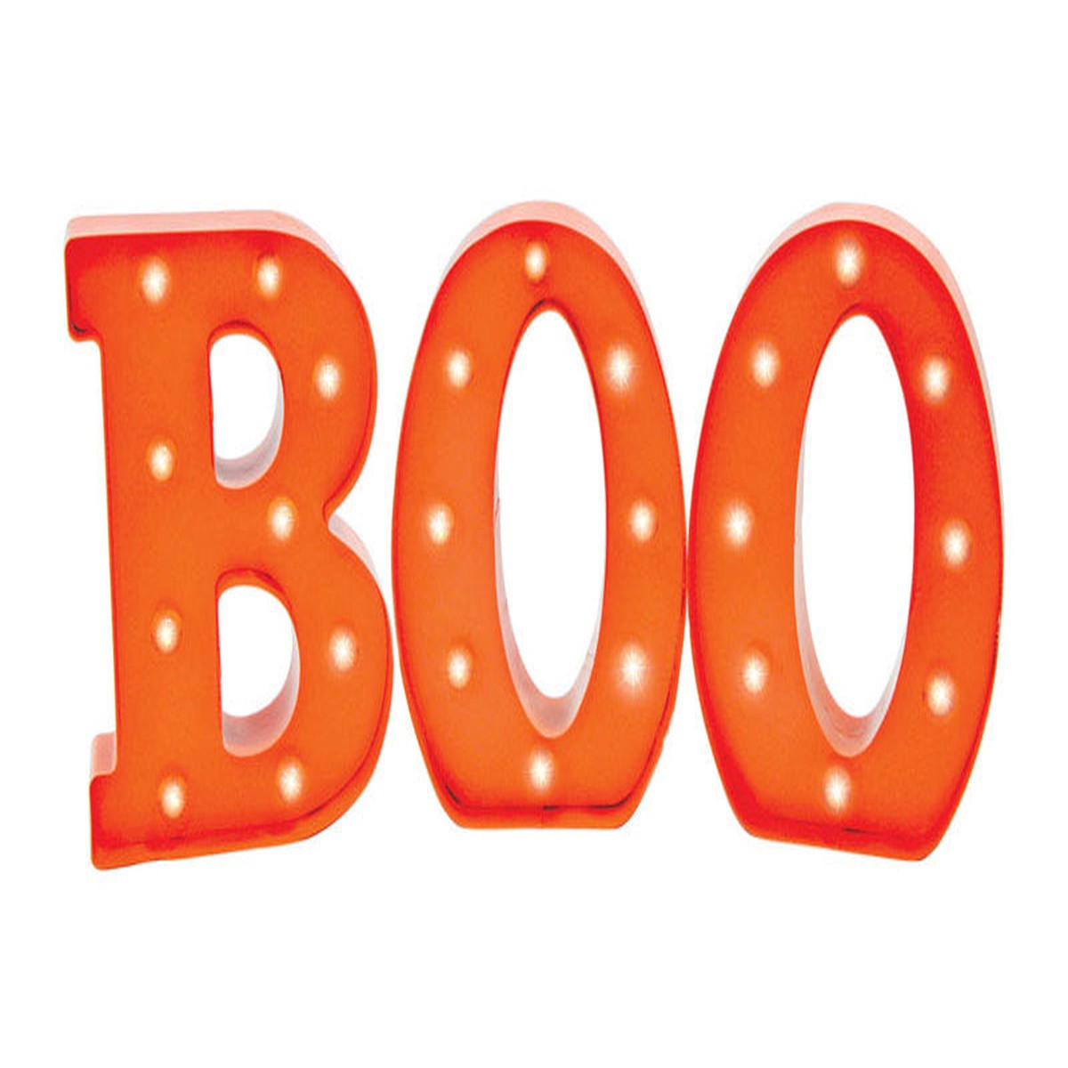 Sienna N4S0VE13 LED Battery Operated Halloween Boo Sign Orange