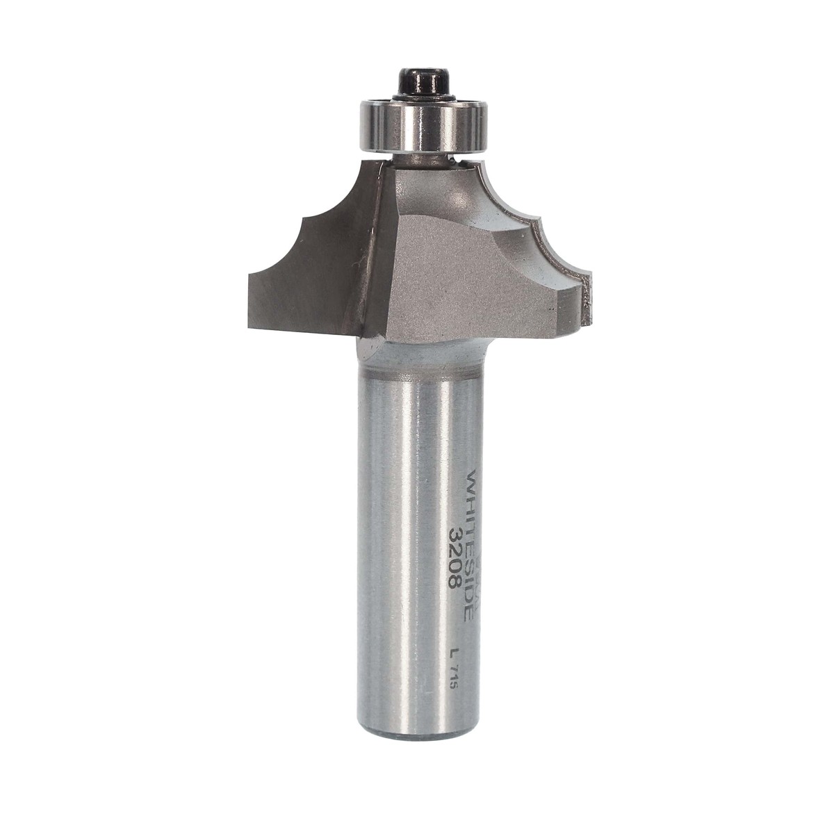 3208 Double Round Router Bit 12 SH 732 R 1-38 D X 58 CL X 2-12 OL