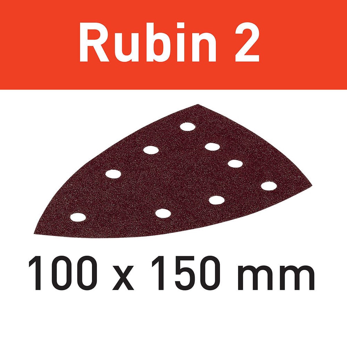 Abrasive Rubin 2 Sandpaper STF DELTA9 P40 50 Pack
