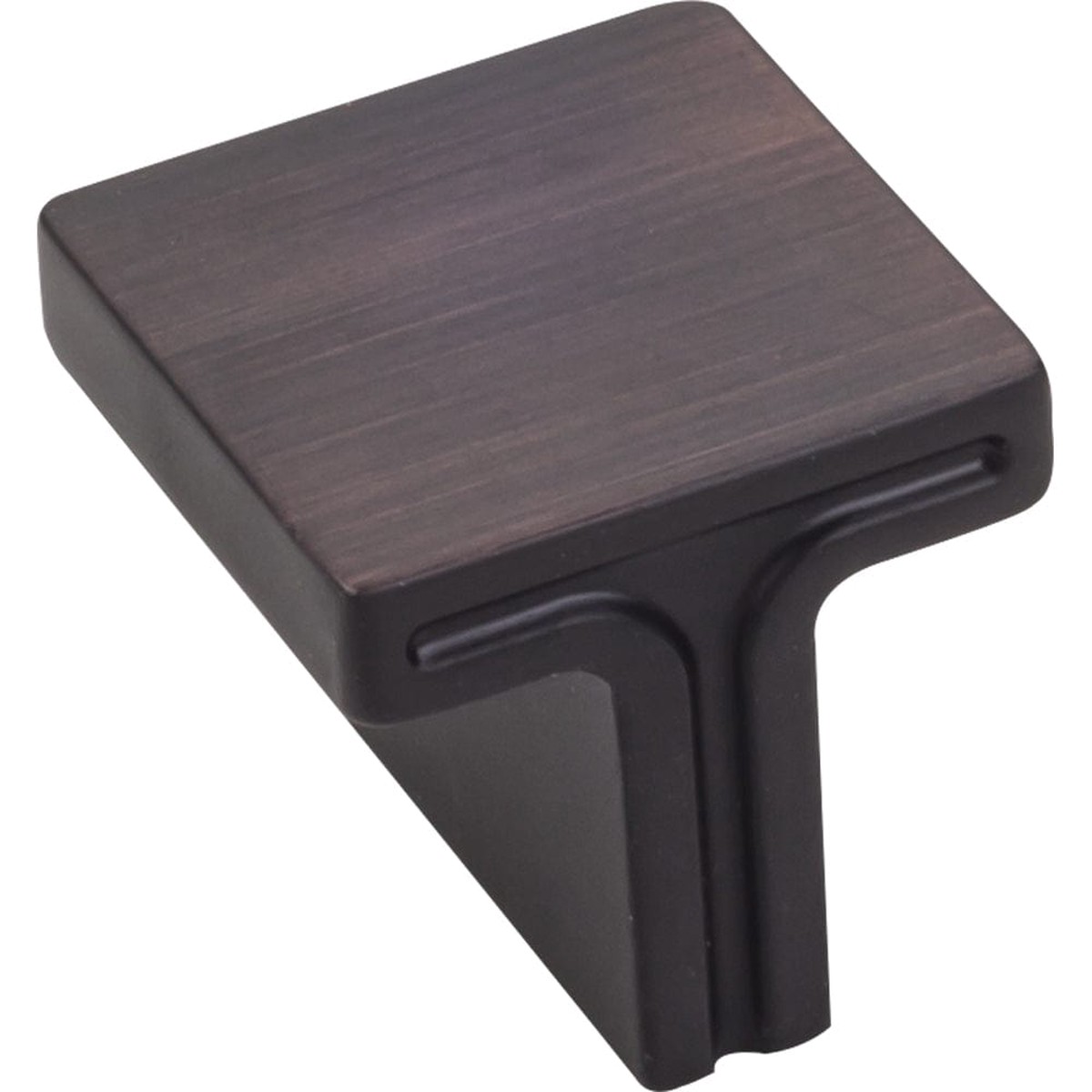 Anwick Square Knob 1-18 OL Brushed Oil Rubbed Bronze
