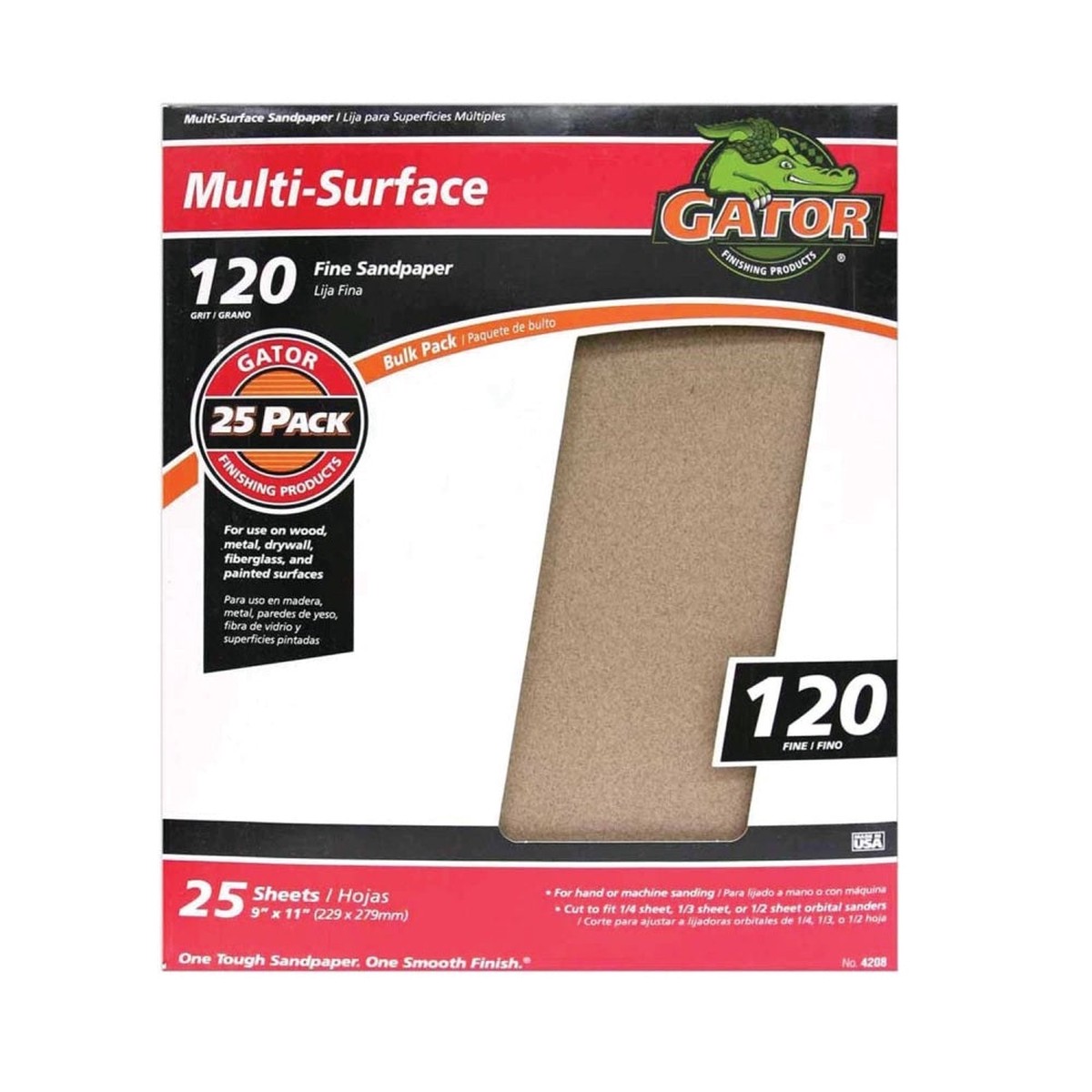 Gator 4208 Sanding Sheet Aluminum Oxide