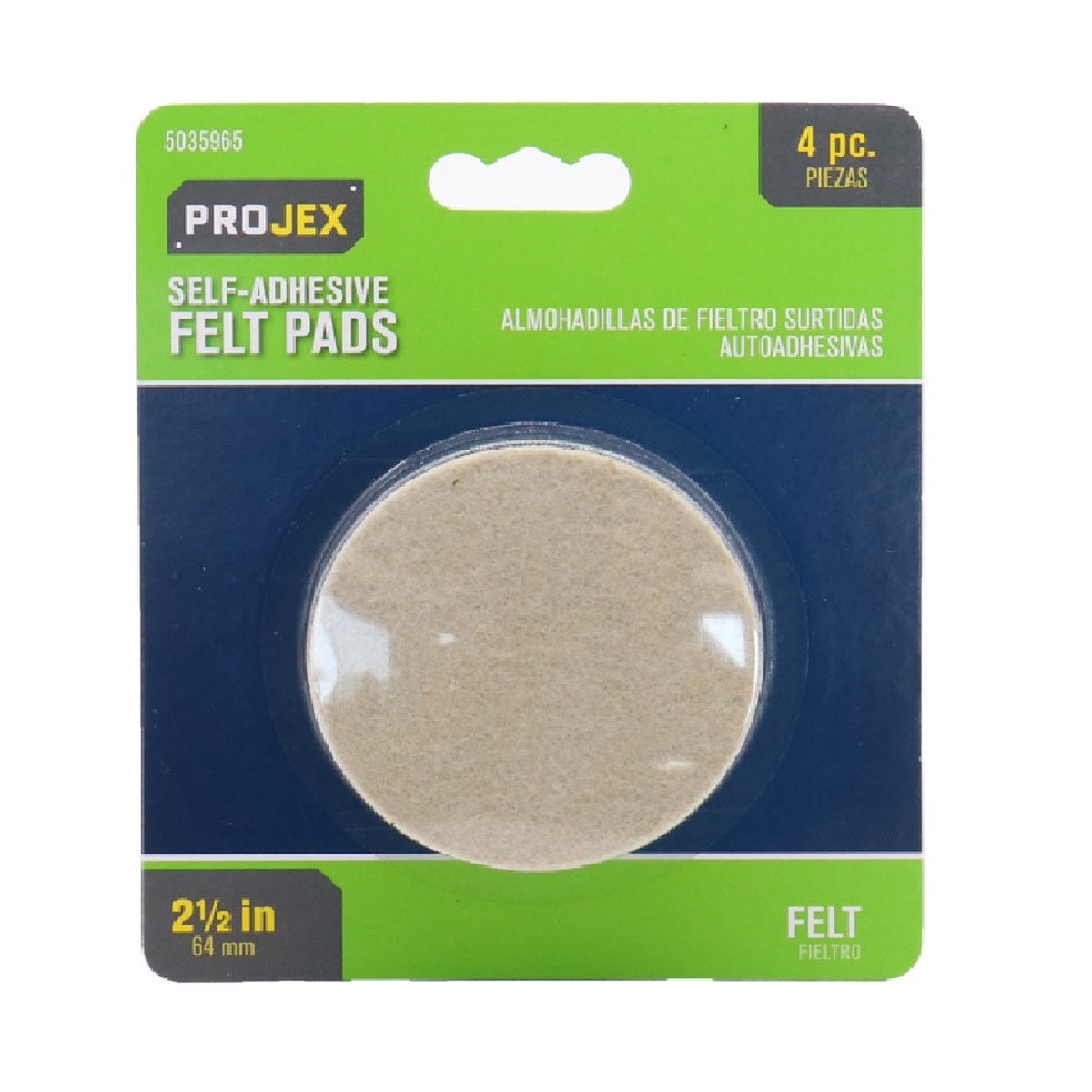 Projex 5426333ACE Self Adhesive Surface Pad Felt