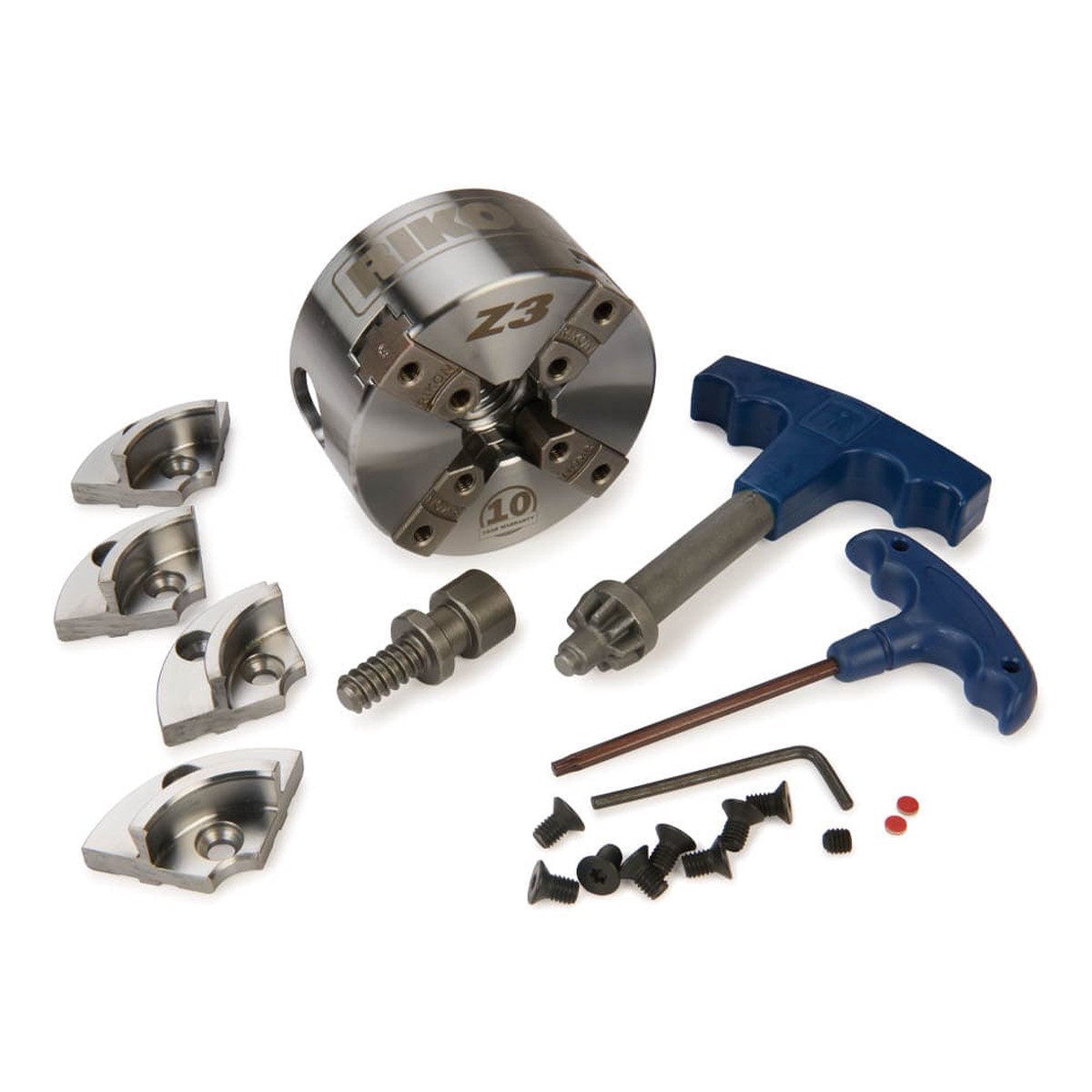 Z3 4-Jaw Lathe Chuck - Direct Thread - 1 x 8 TPI