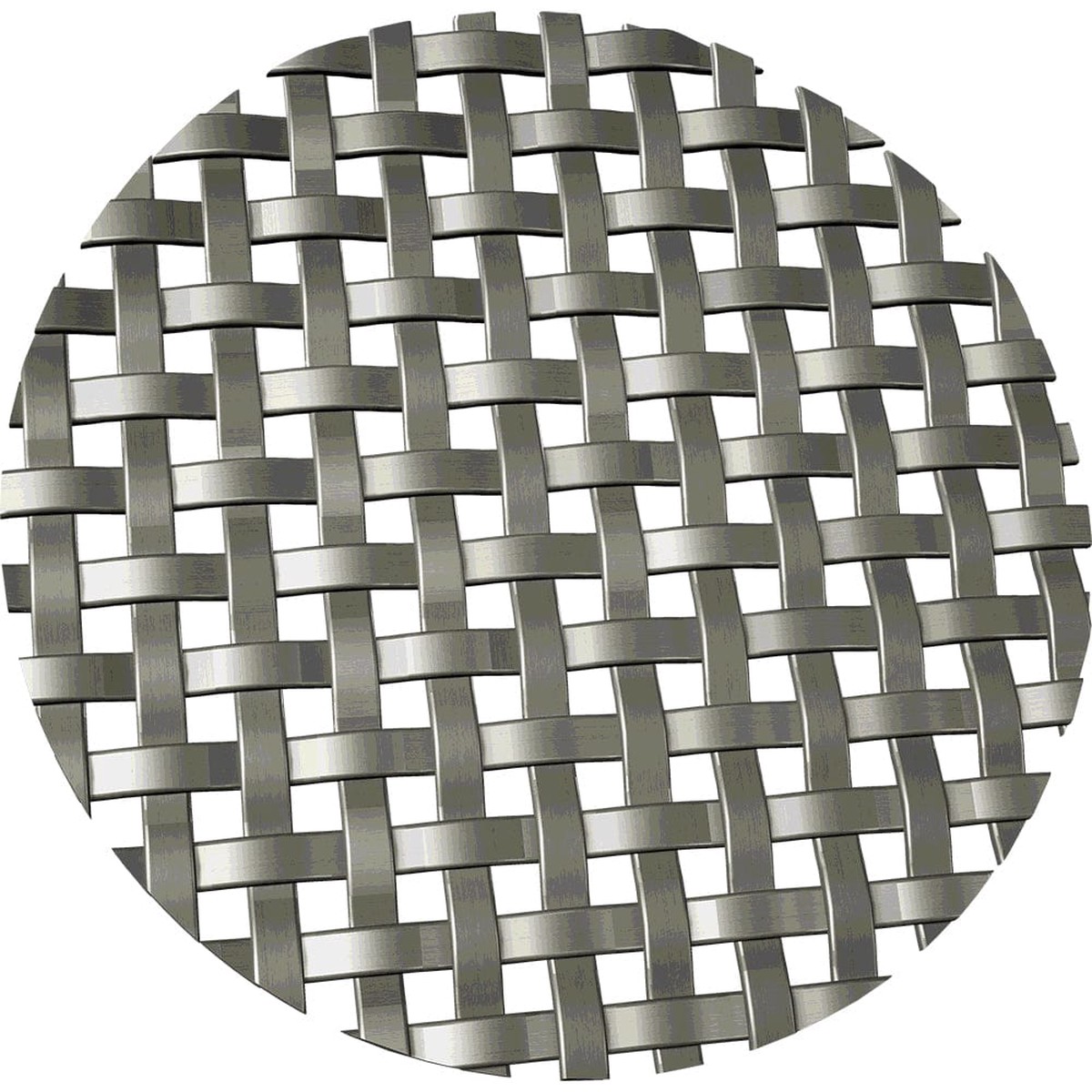 1875 Flat Square Decorative Grille - Antique Pewter 36 W x 48 L Sheet