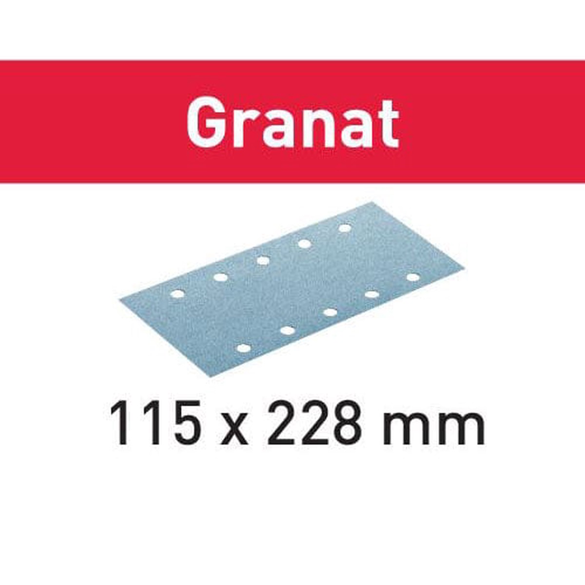 Granat 115 mm Sanding Sheet P150 100 pack