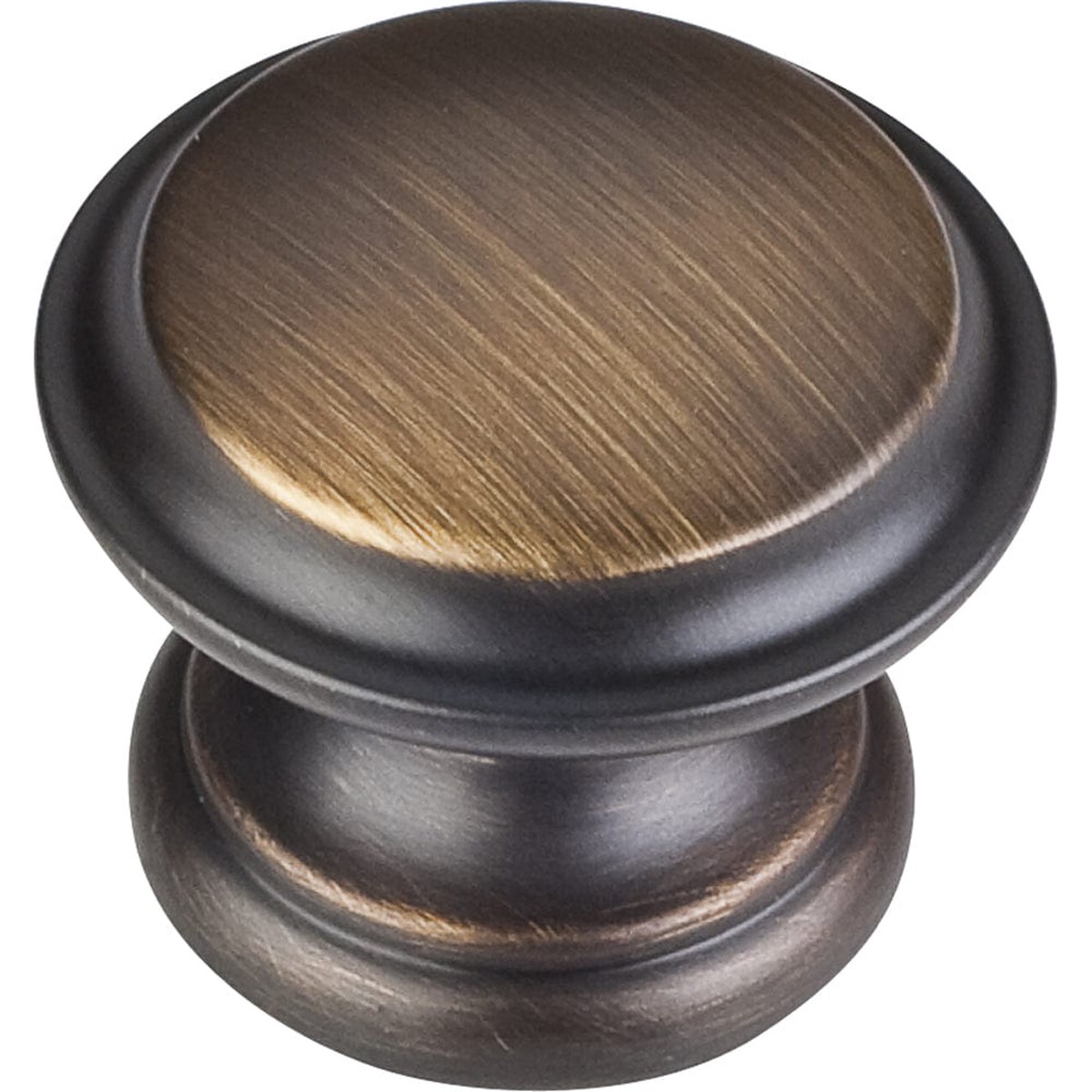 Cordova Knob 1-38 Dia Antique Brushed Satin Brass