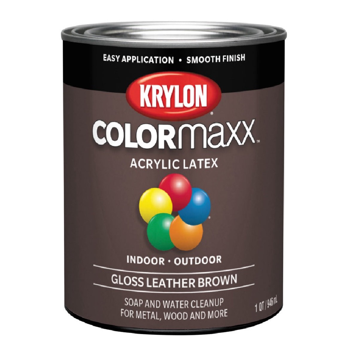 Krylon K05622007 COLORmaxx InteriorExterior Paint Brown