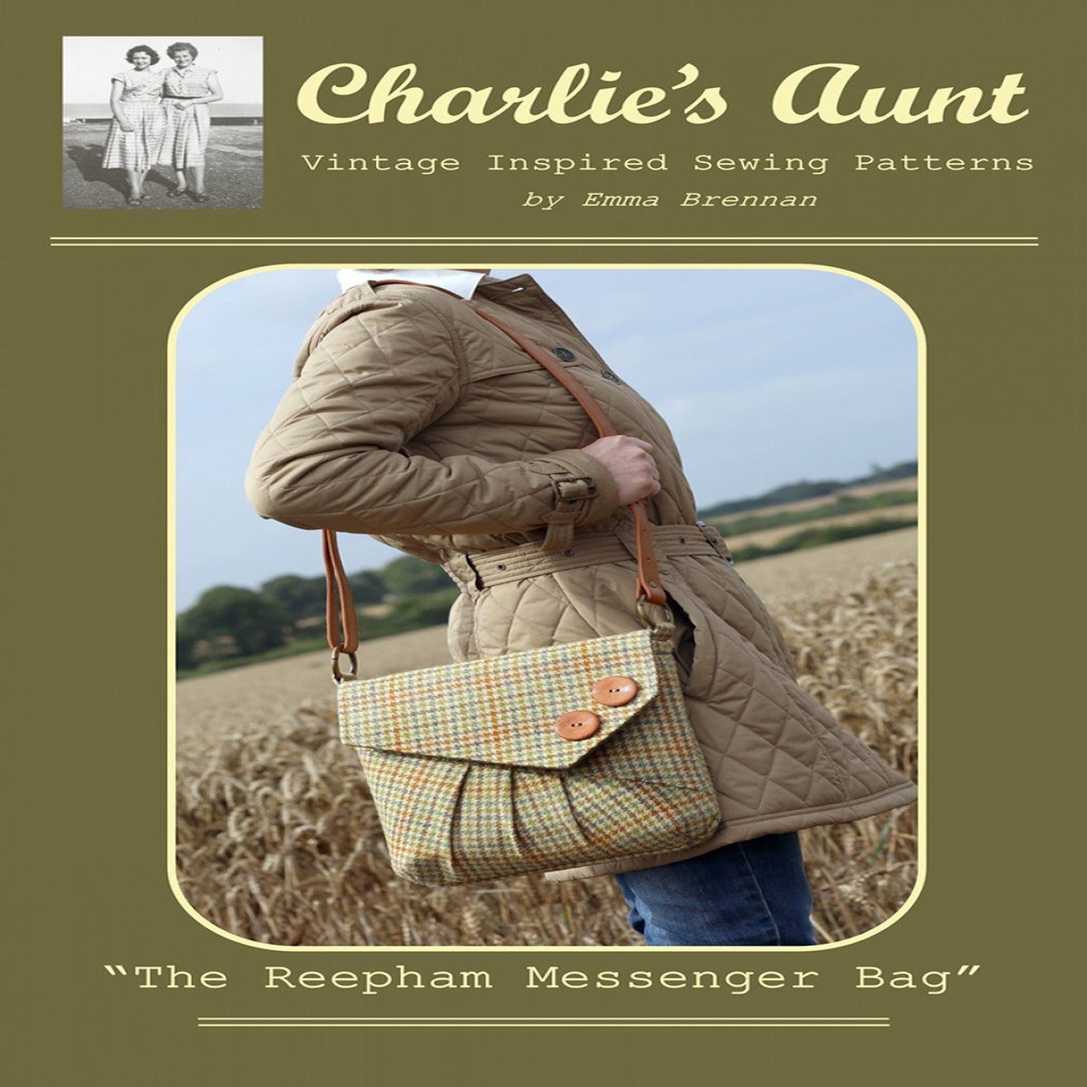 Reepham Messenger Bag by Charlies Aunt (Printed Paper Pattern)