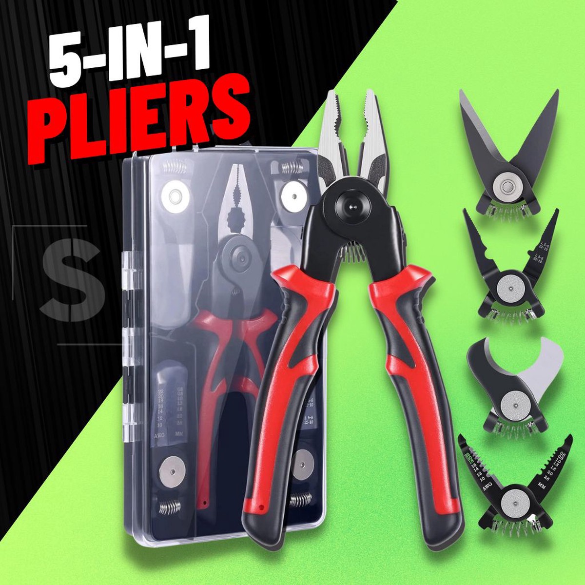 SANRICO 5-In-1 Pliers