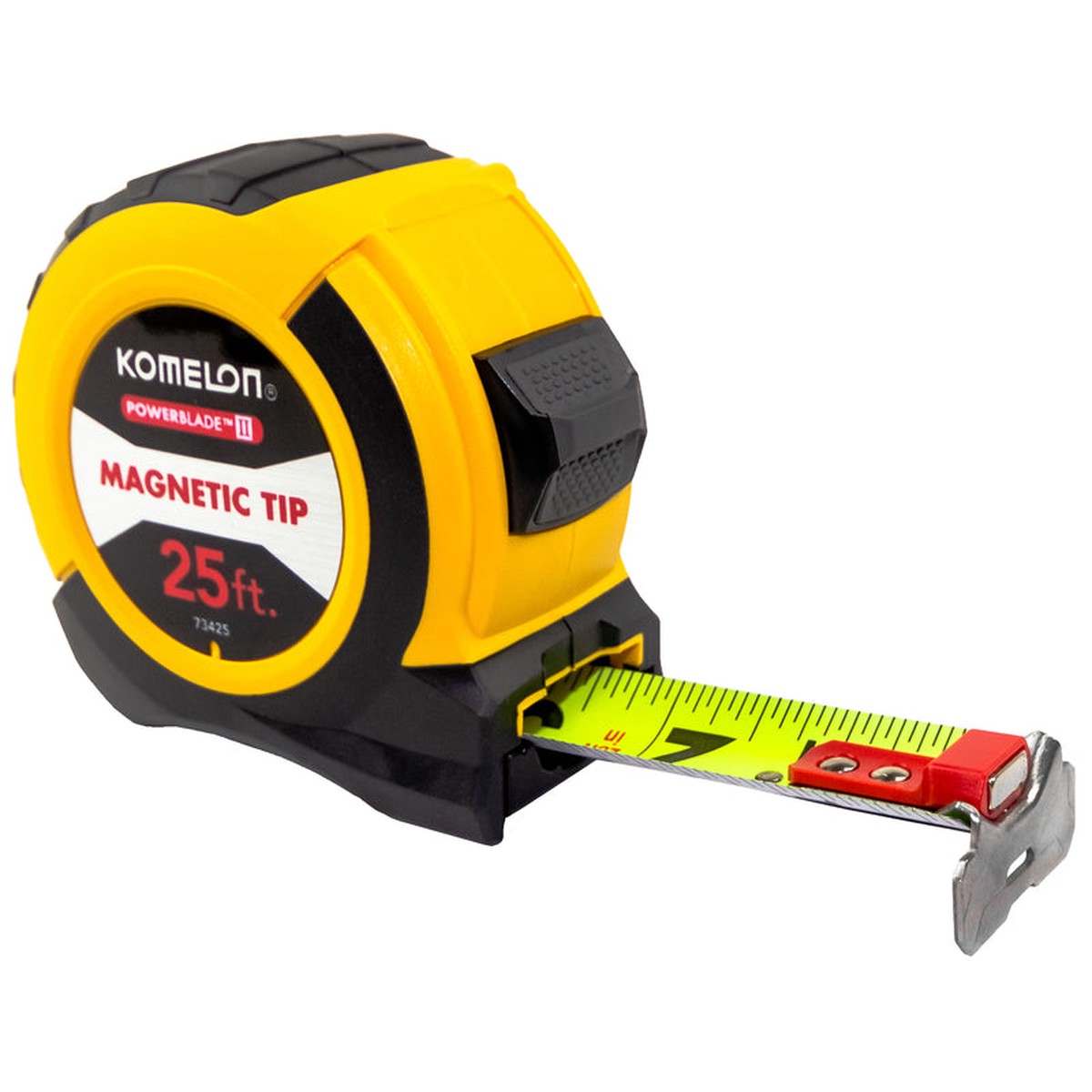 Komelon 25 ft L X 106 in W Magnetic Tape Measure 1 pk