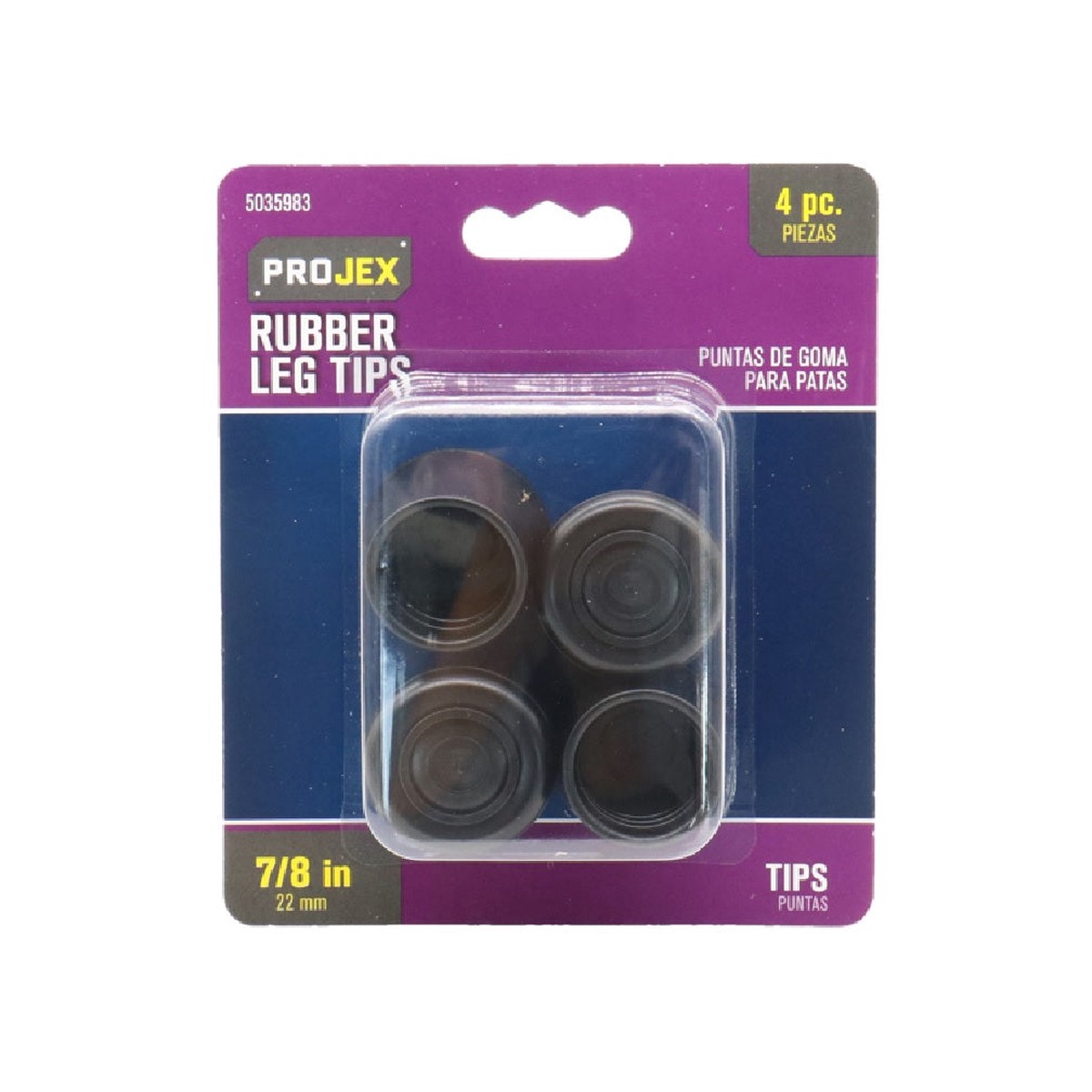 Projex 9127ACE Round Leg Tip Rubber