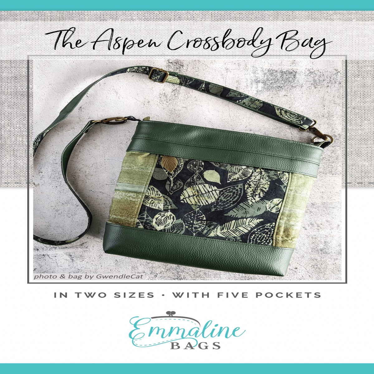 PDF - The Aspen Crossbody Bag (2 Sizes)