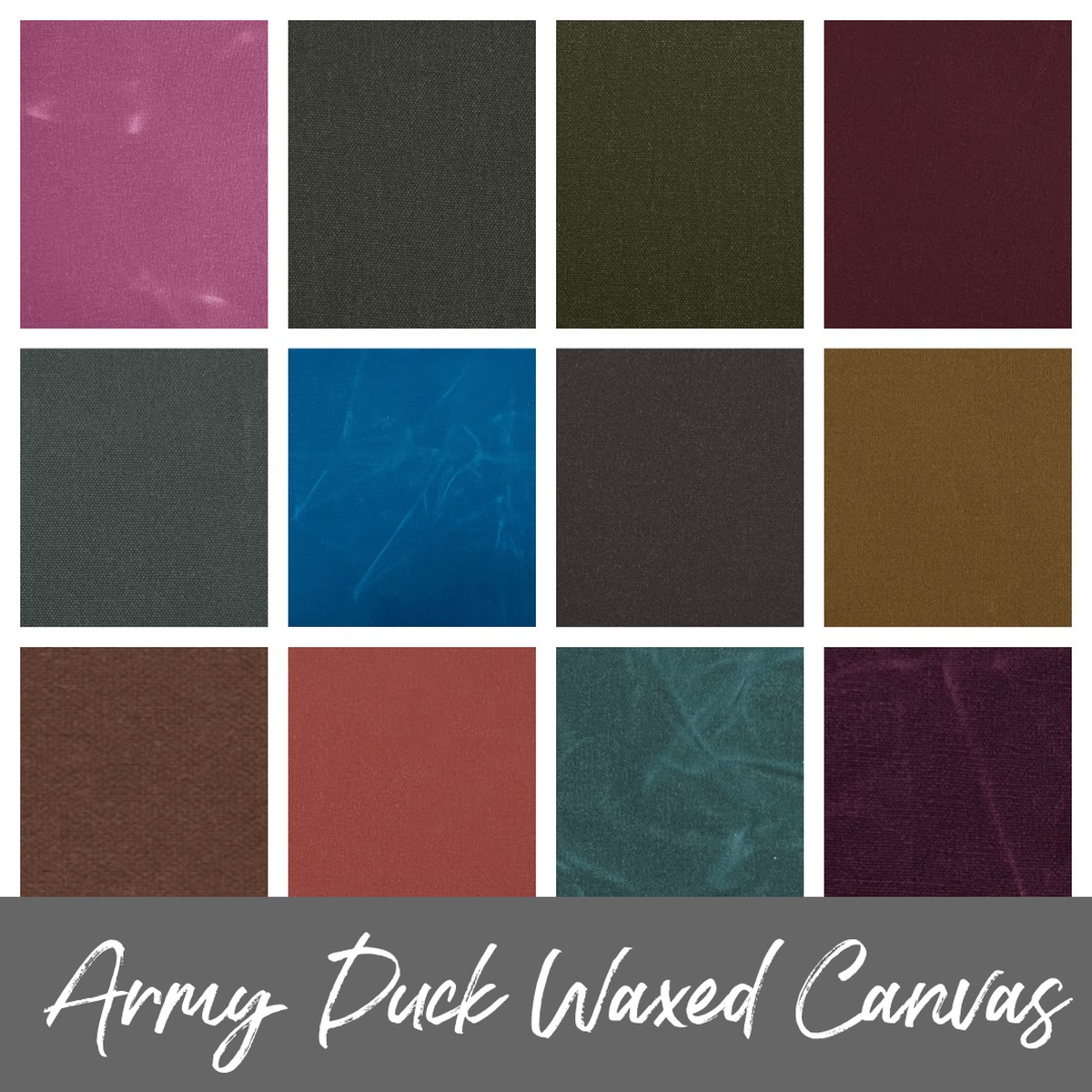Army Duck Waxed Canvas - 135 ozsquare yard - TexWax Finish