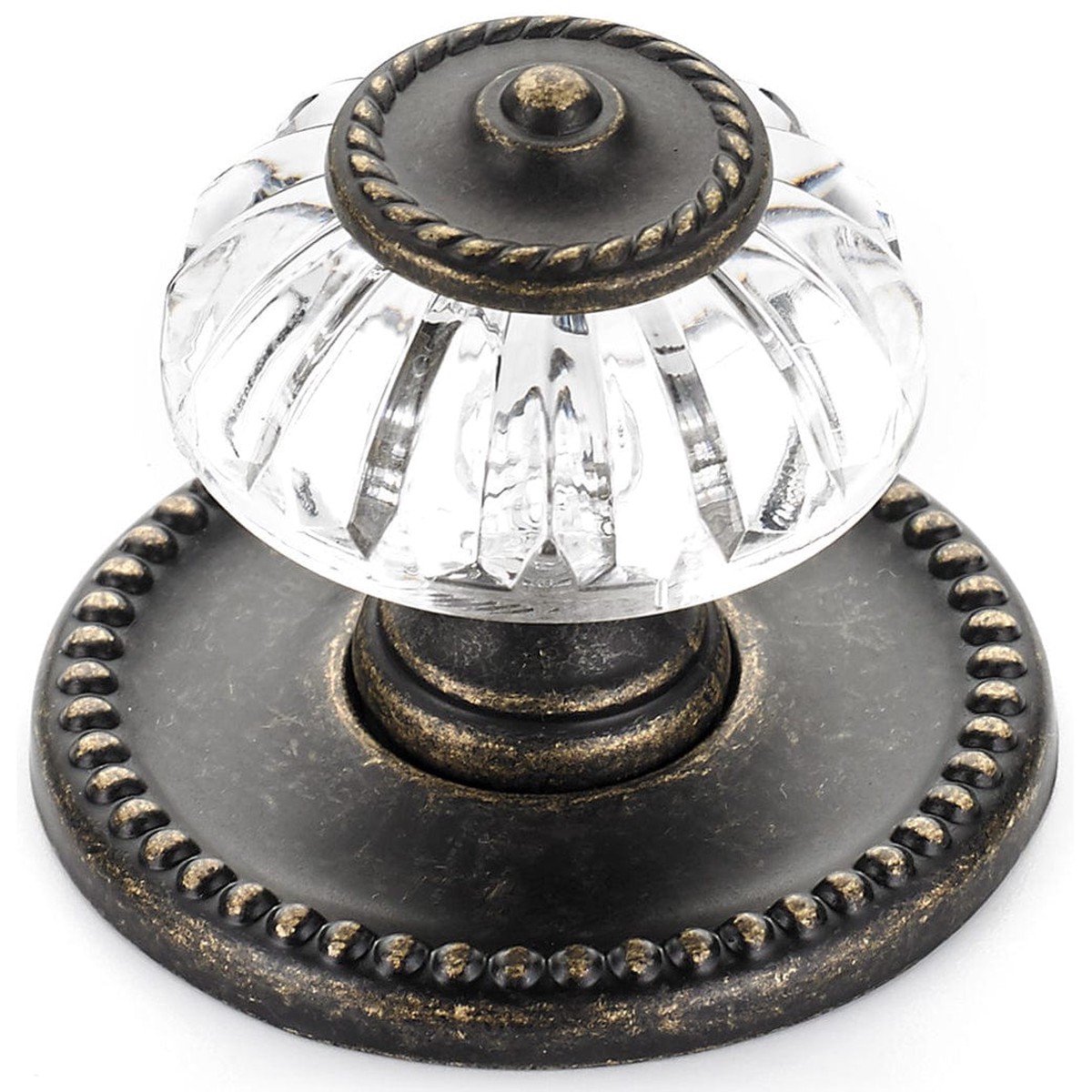 Eclectic Knob 1-516 D Burnished Brass