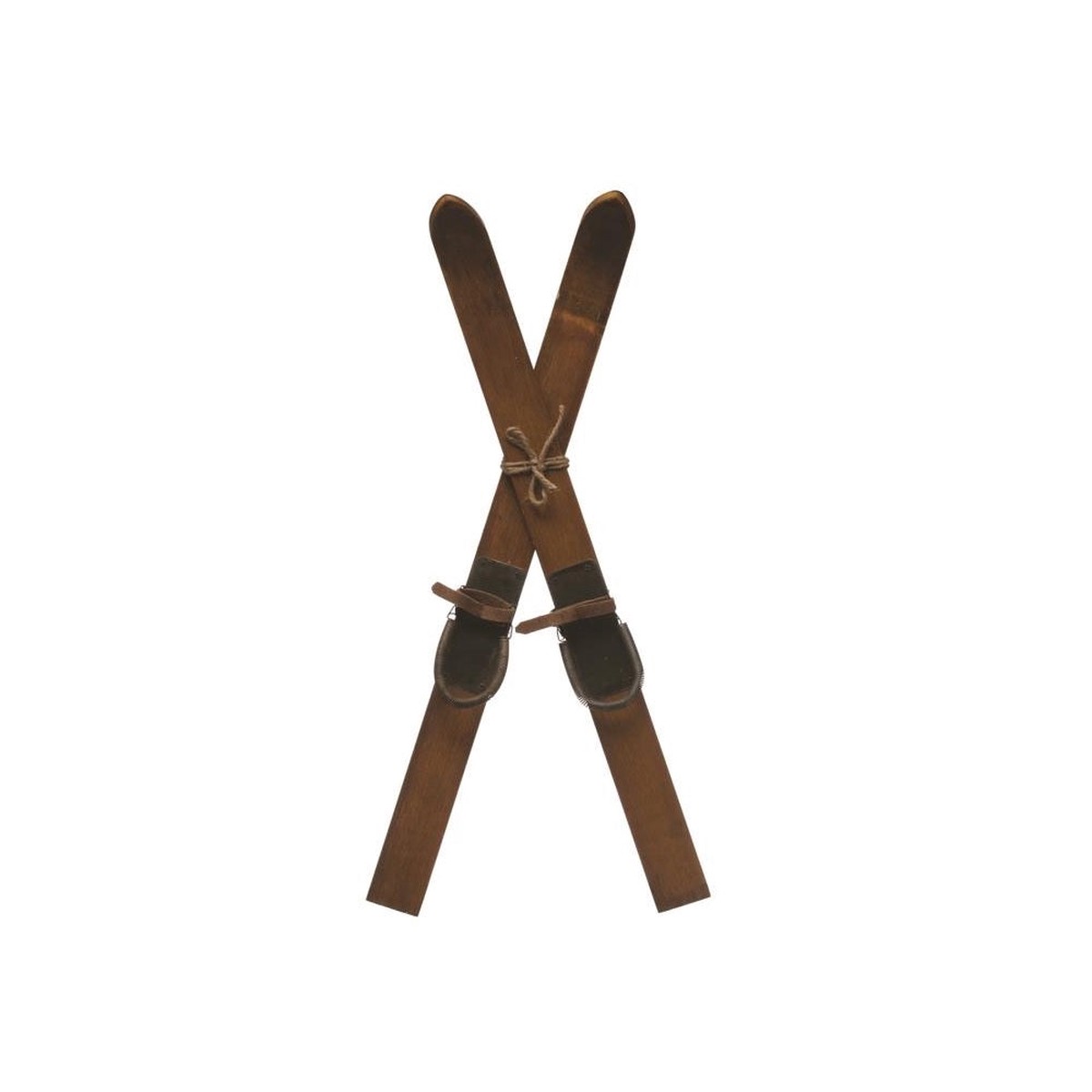 Creative Co-Op XM5997 Sleigh Skis Christmas Wall Decor 235 Inch Brown