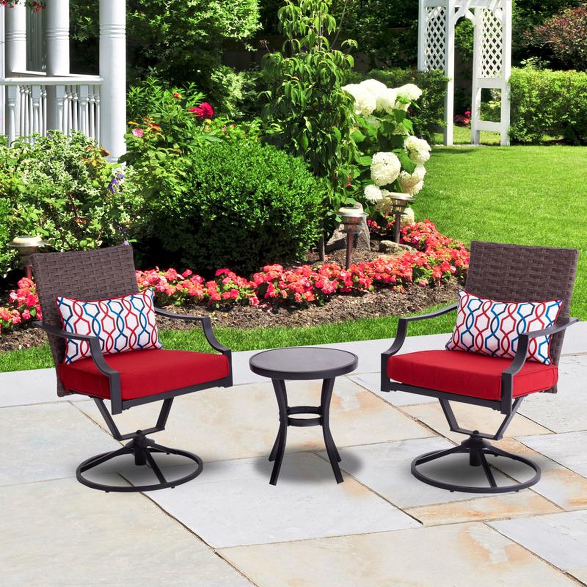 Living Accents HSVS30LA-E01 Ybor Bistro Set Steel