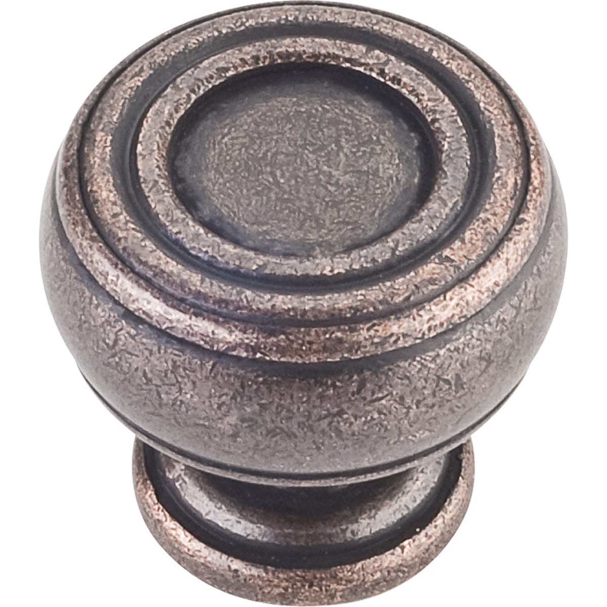 Bremen 2 Barrel Knob 1-316 Dia Distressed Oil Rubbed Bronze